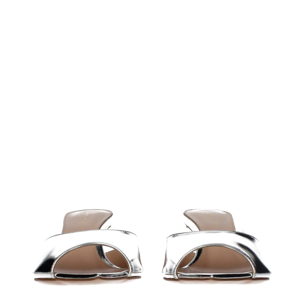 Gianvito Rossi Gray Leather Platform Sandals - Timeless Elegance
