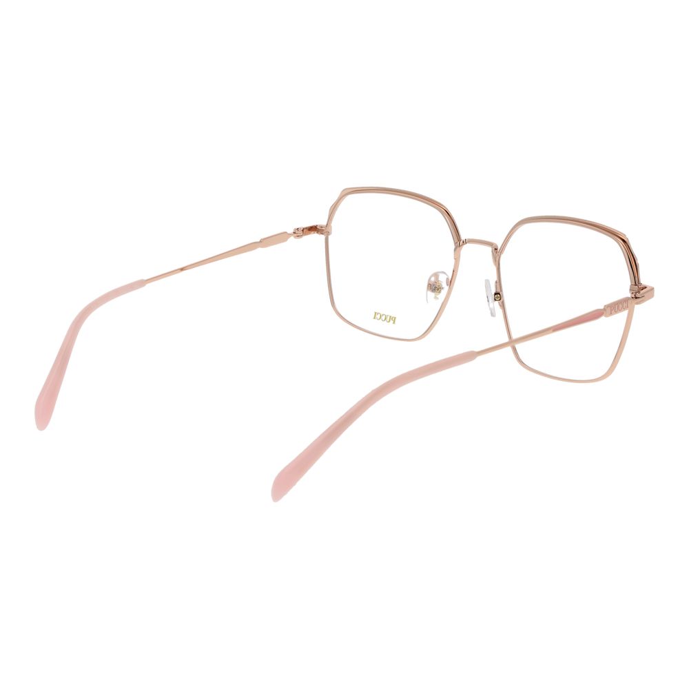 Emilio Pucci Rose Gold Metal Glasses for Timeless Elegance