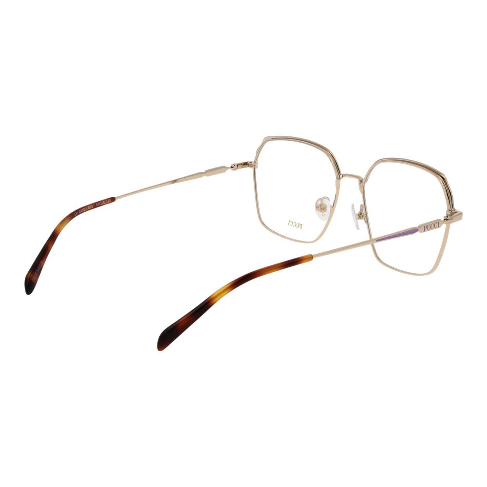 Emilio Pucci Rose Gold Metal Glasses - Timeless Luxury Elegance