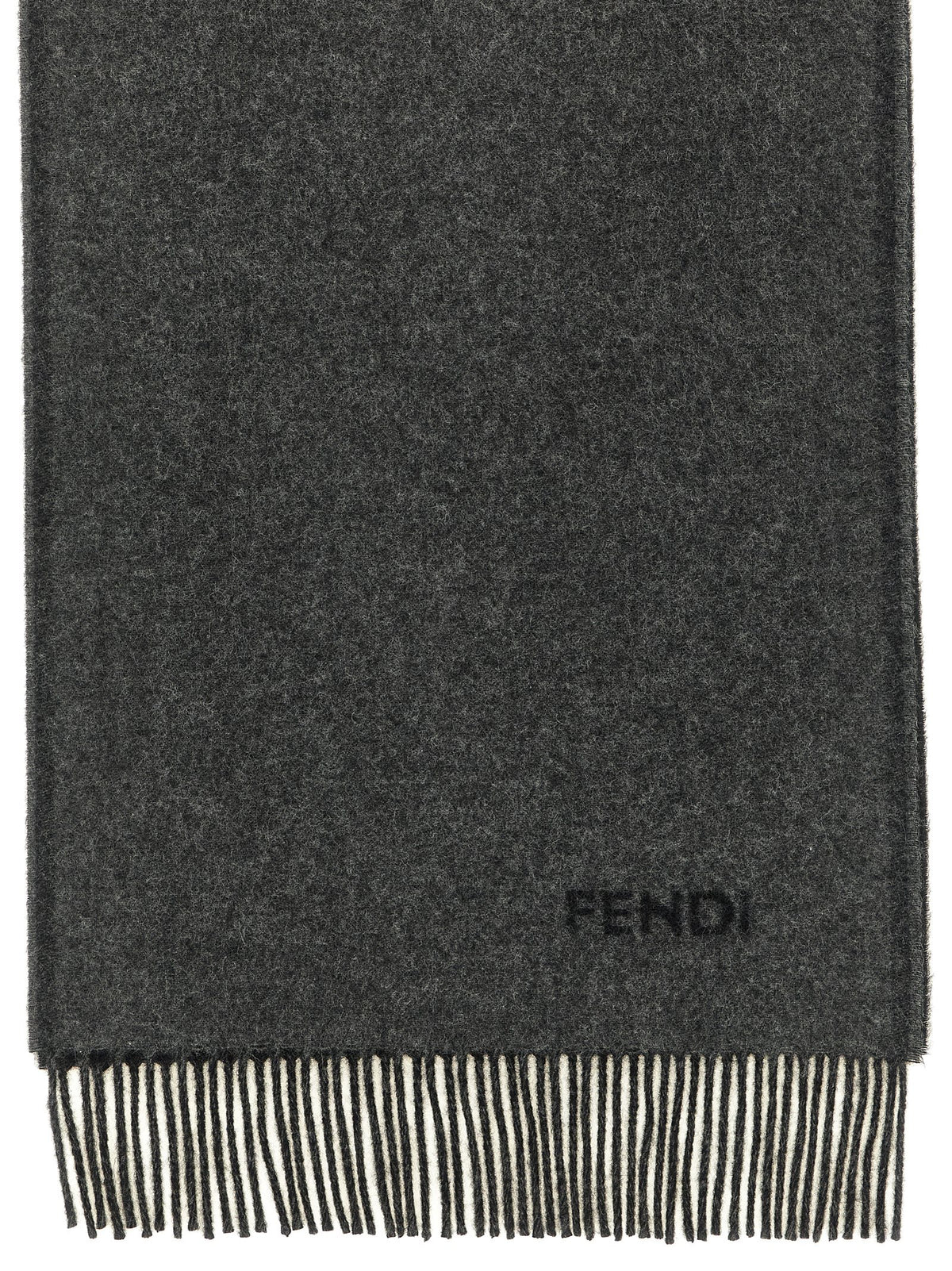 Indulge in the exquisite Fendi Multicolor Cashmere Scarf, a luxurious blend of 100% cashmere, embodying elegance and sophistication for discerning tastes.