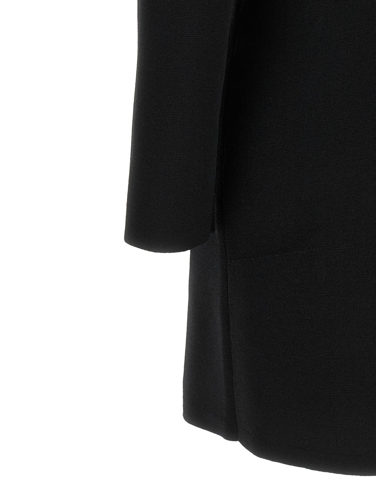 Elisabetta Franchi Black Viscose Short Dress - Timeless Luxury