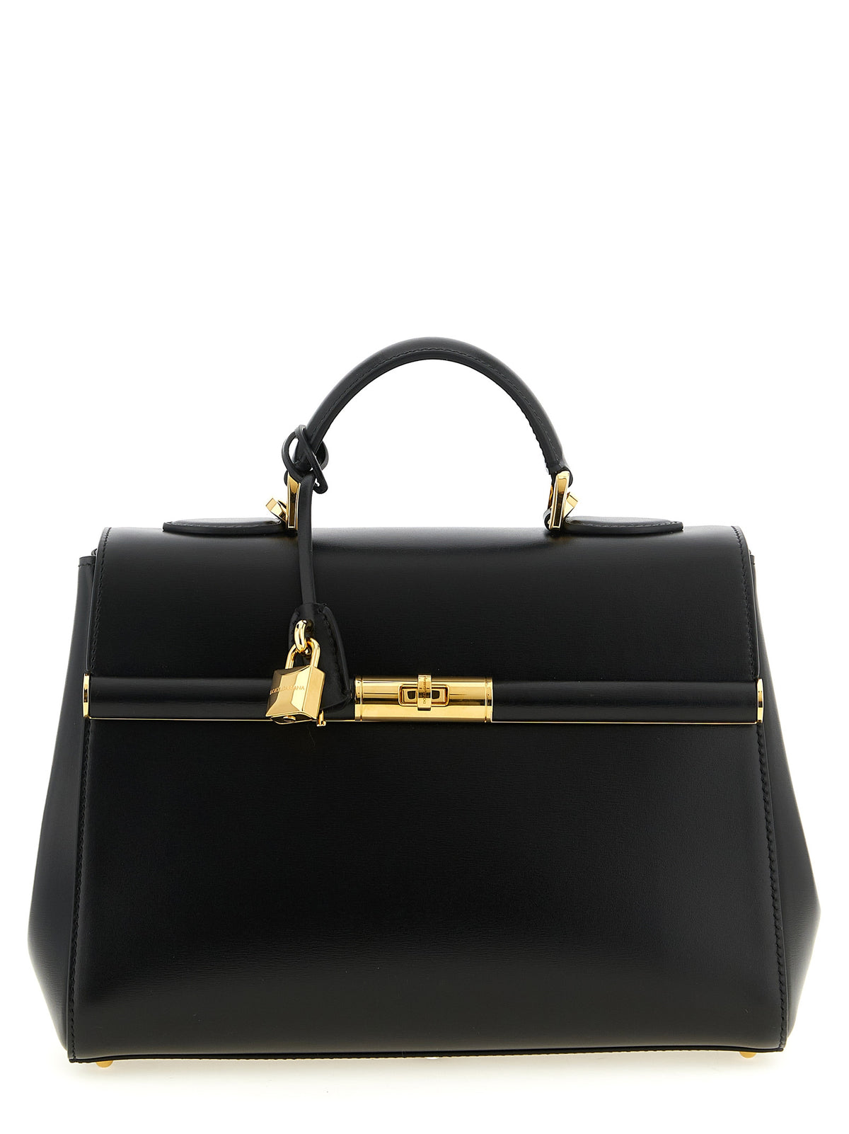 Dolce & Gabbana Black Lamb Leather Handbag - Timeless Elegance