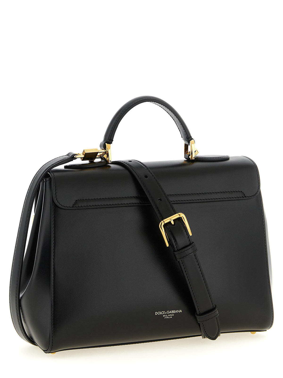 Dolce & Gabbana Marlene Handbag - Luxurious Black Lamb Leather
