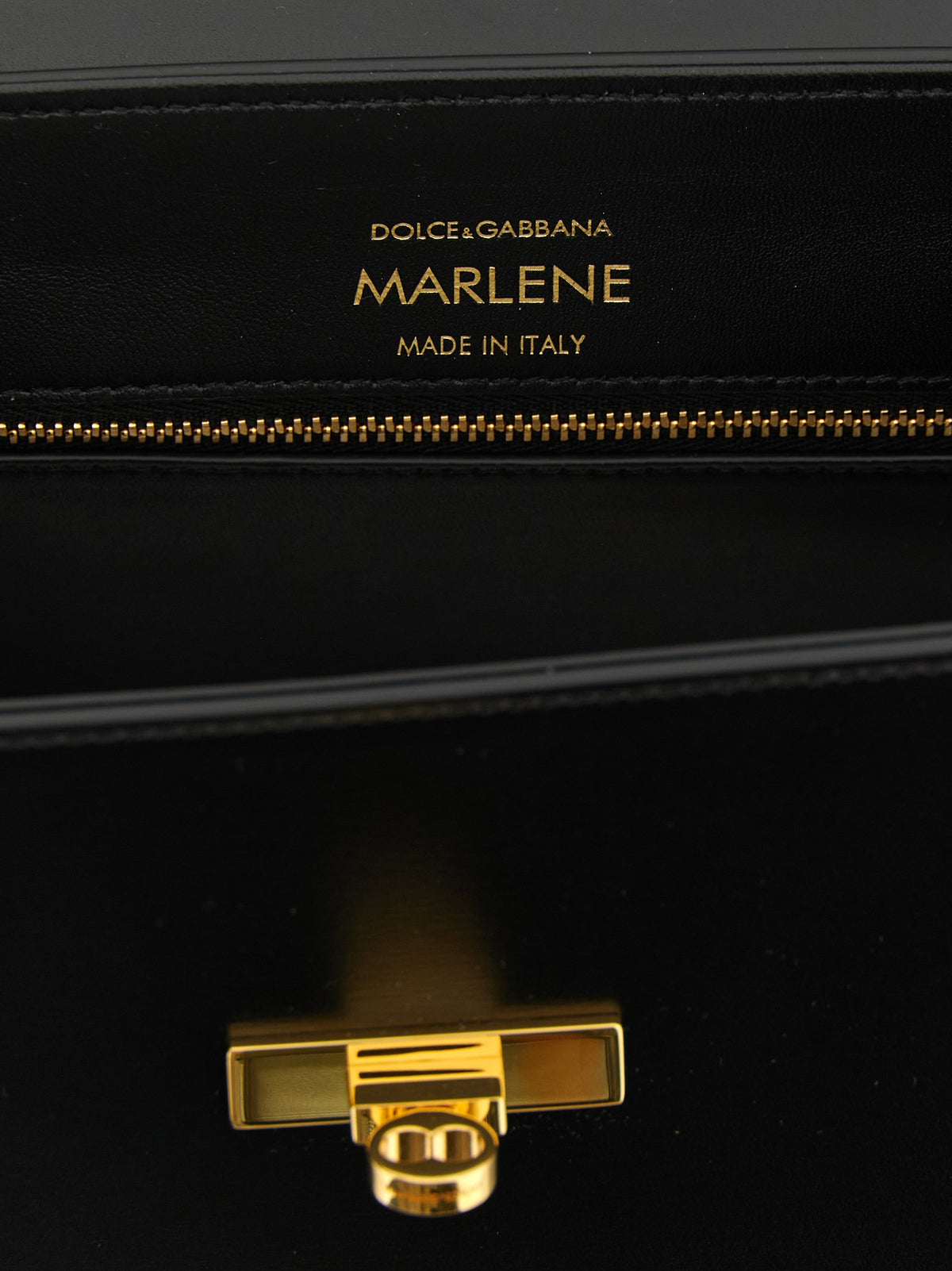 Dolce & Gabbana Marlene Handbag - Luxurious Black Lamb Leather