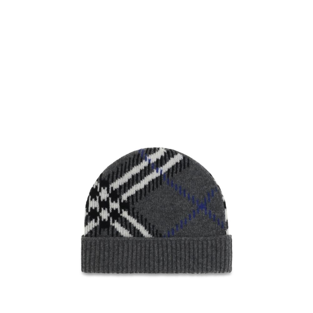Burberry Gray Cashmere Beanie - Timeless Luxury for Discerning Tastes