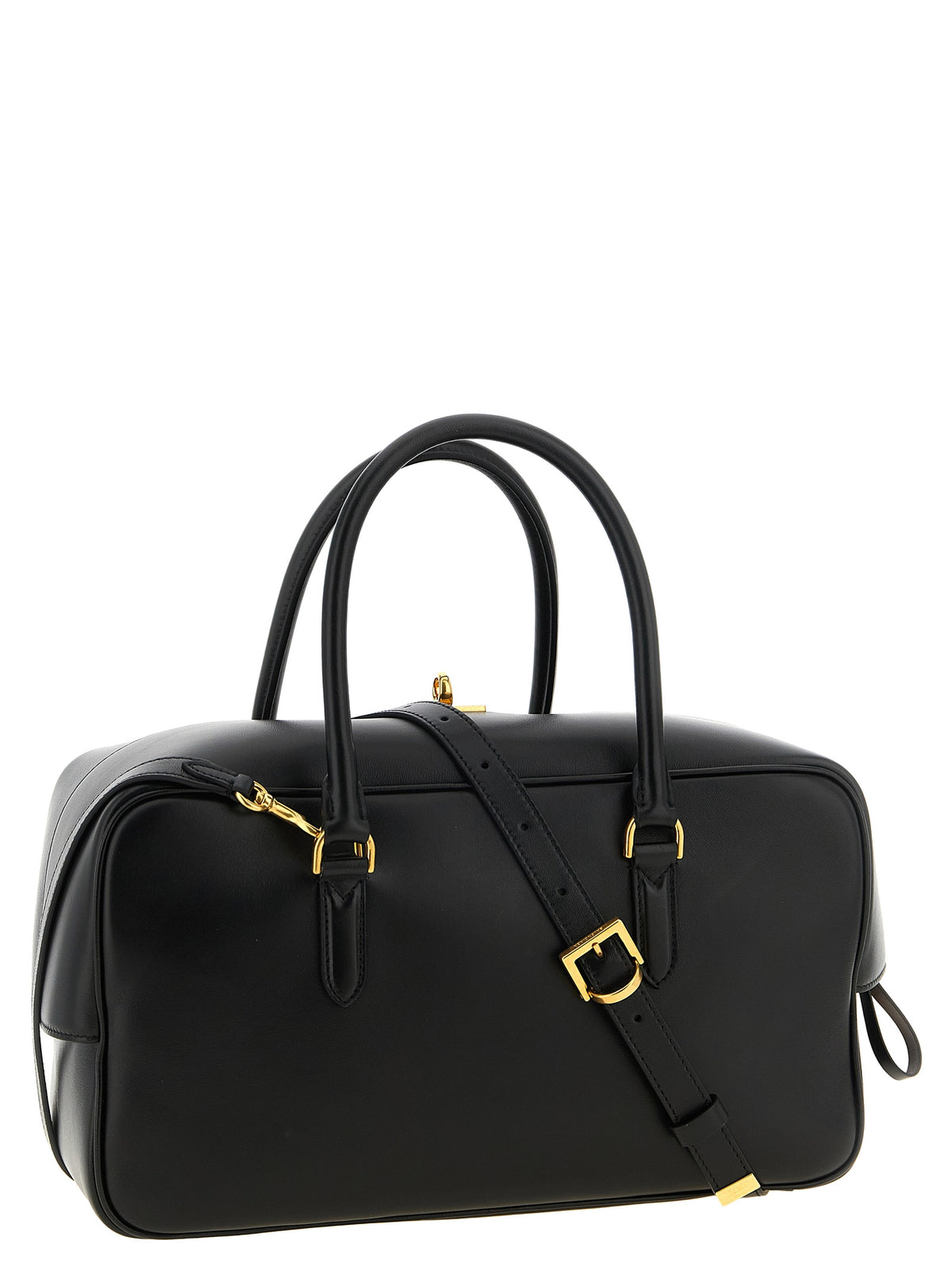 Balenciaga Black Lamb Leather Handbag - Timeless Luxury Elegance