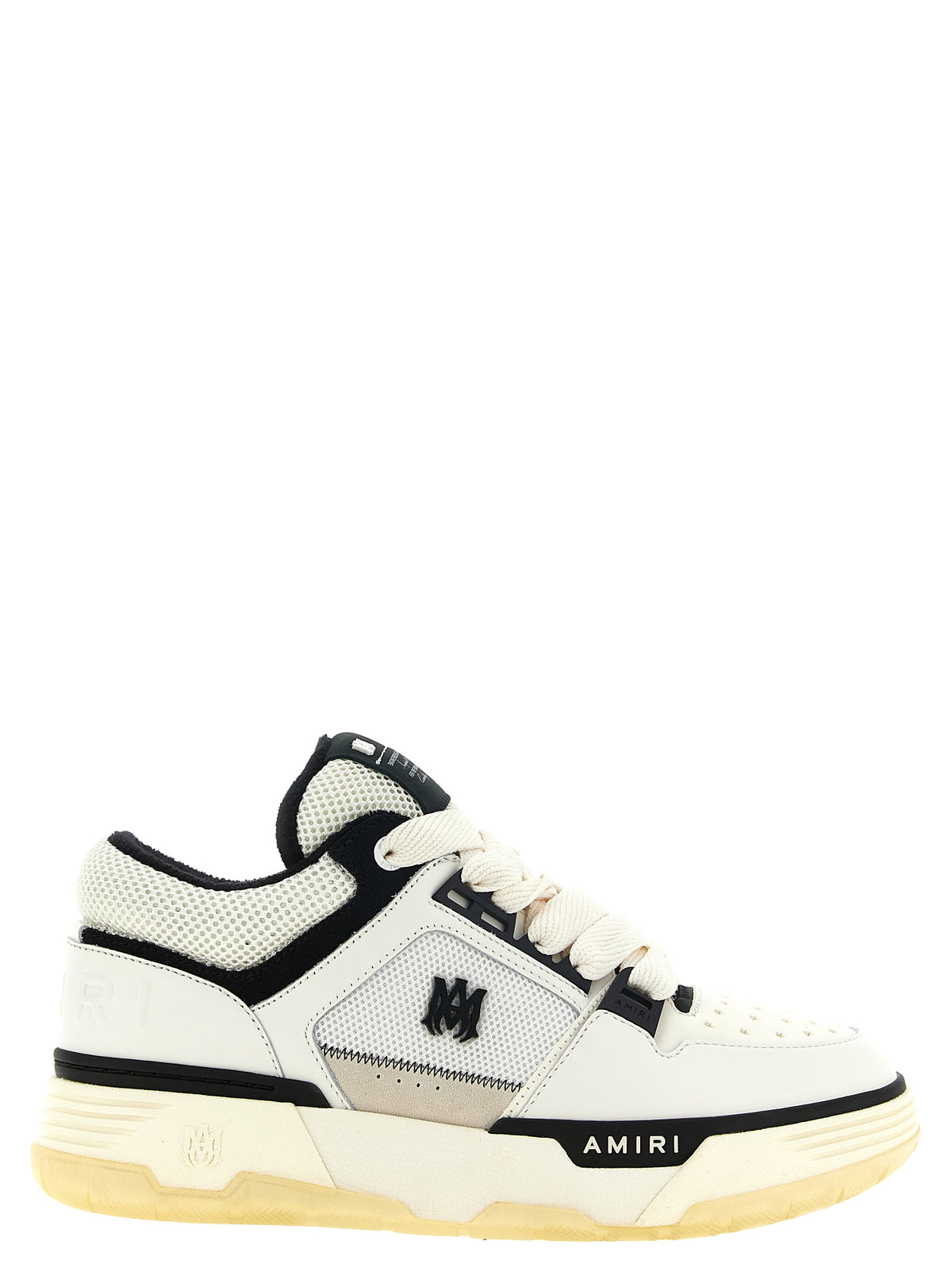 Amiri White Calfskin Chunky Sneakers - Urban Luxury Redefined