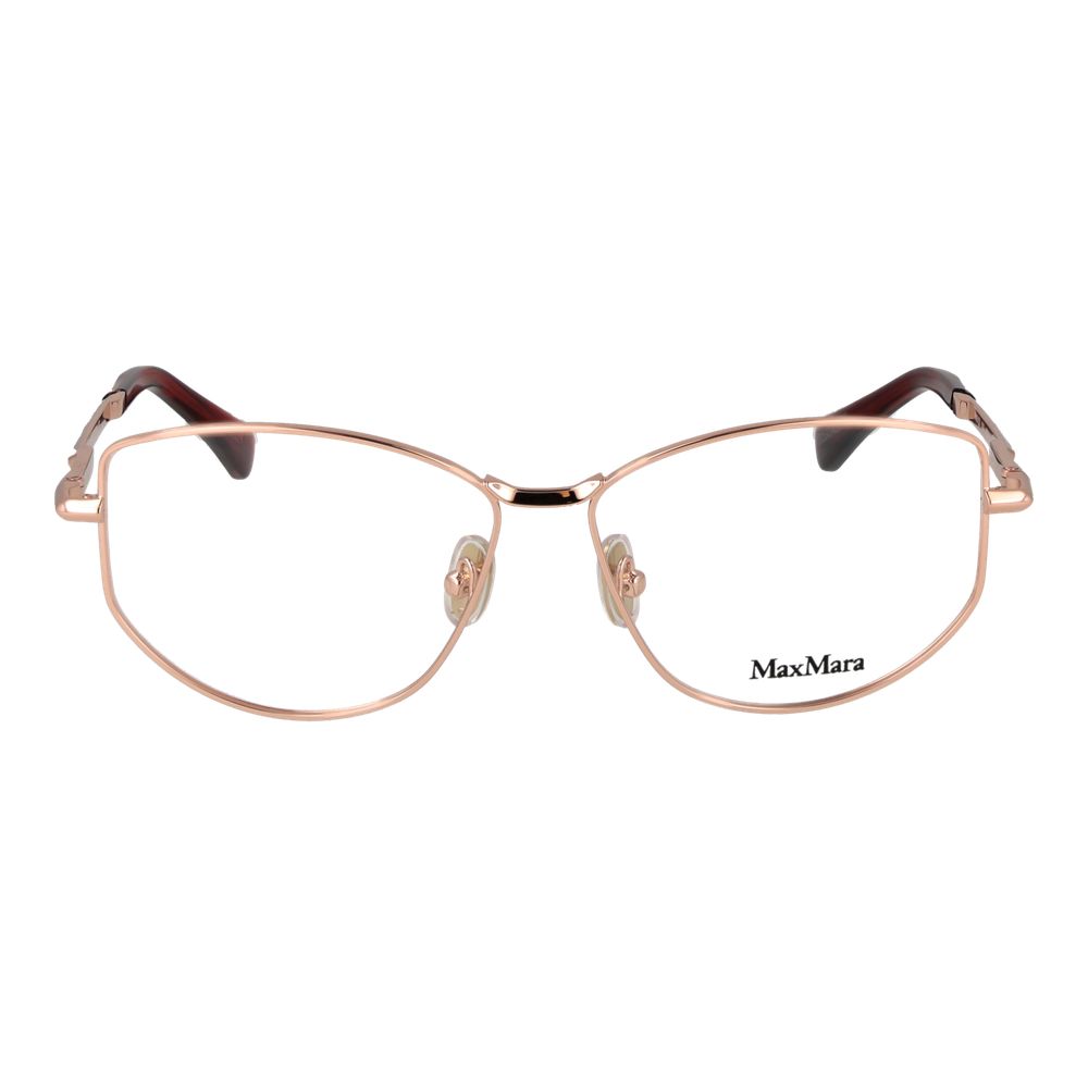 Max Mara Rose Gold Metal Glasses - Timeless Elegance for All