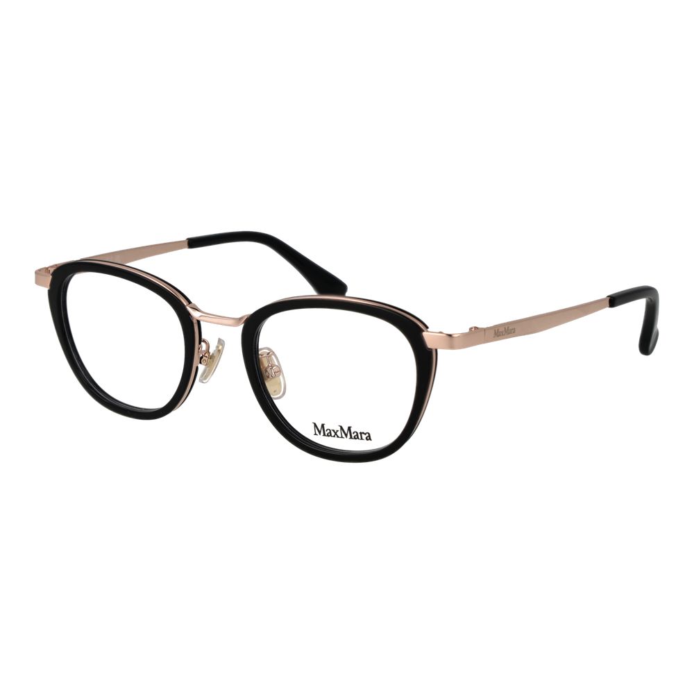 Max Mara Black Metal Glasses - Luxury Eyewear Redefined