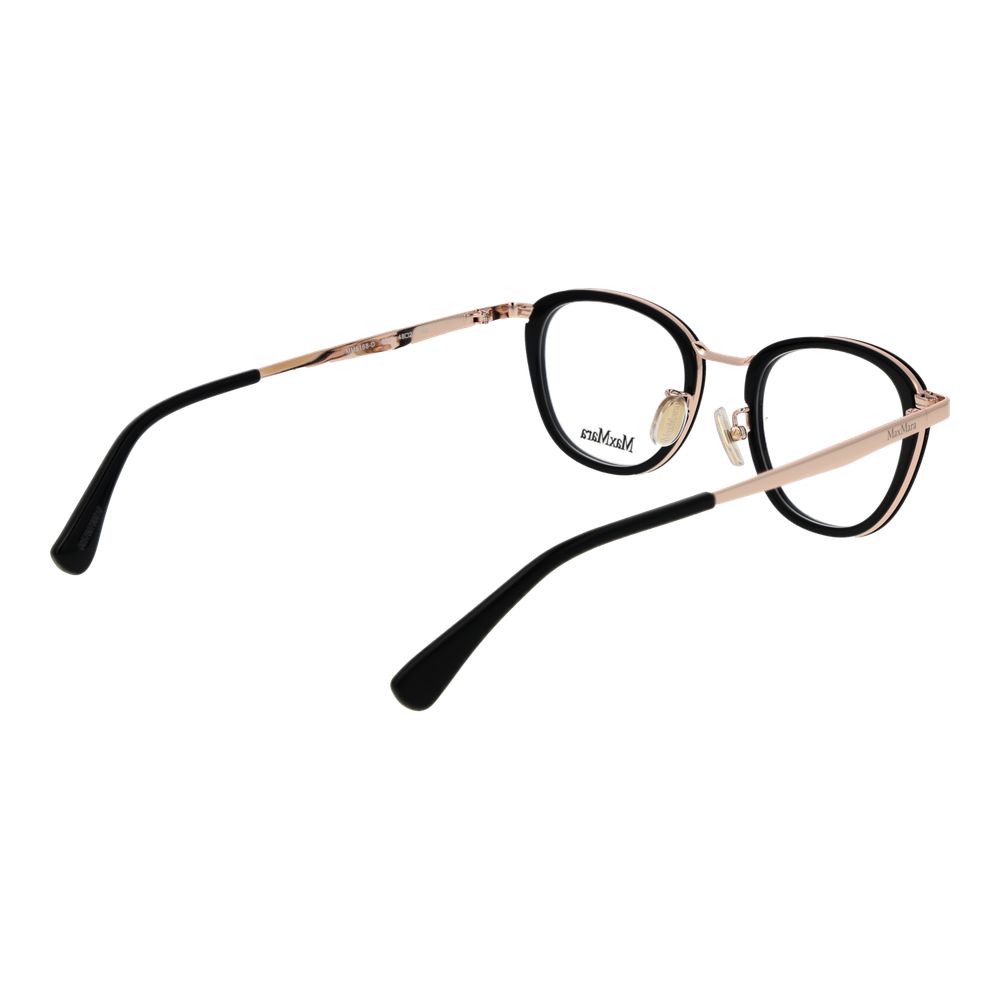 Max Mara Black Metal Glasses - Luxury Eyewear for the Discerning