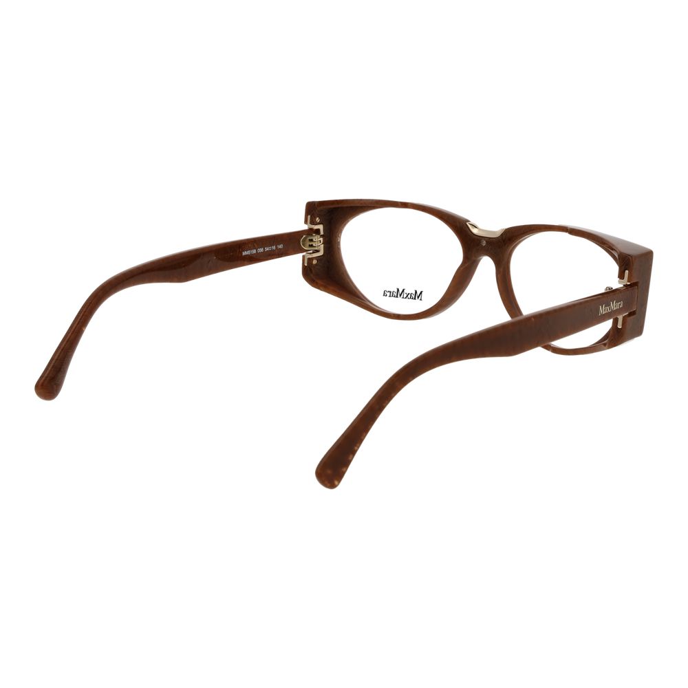 Max Mara Brown Plastic Glasses - Timeless Luxury Eyewear