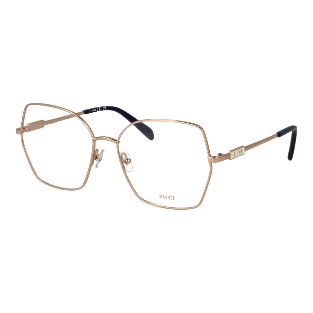 Emilio Pucci Gold Metal Glasses - Luxury Eyewear Redefined