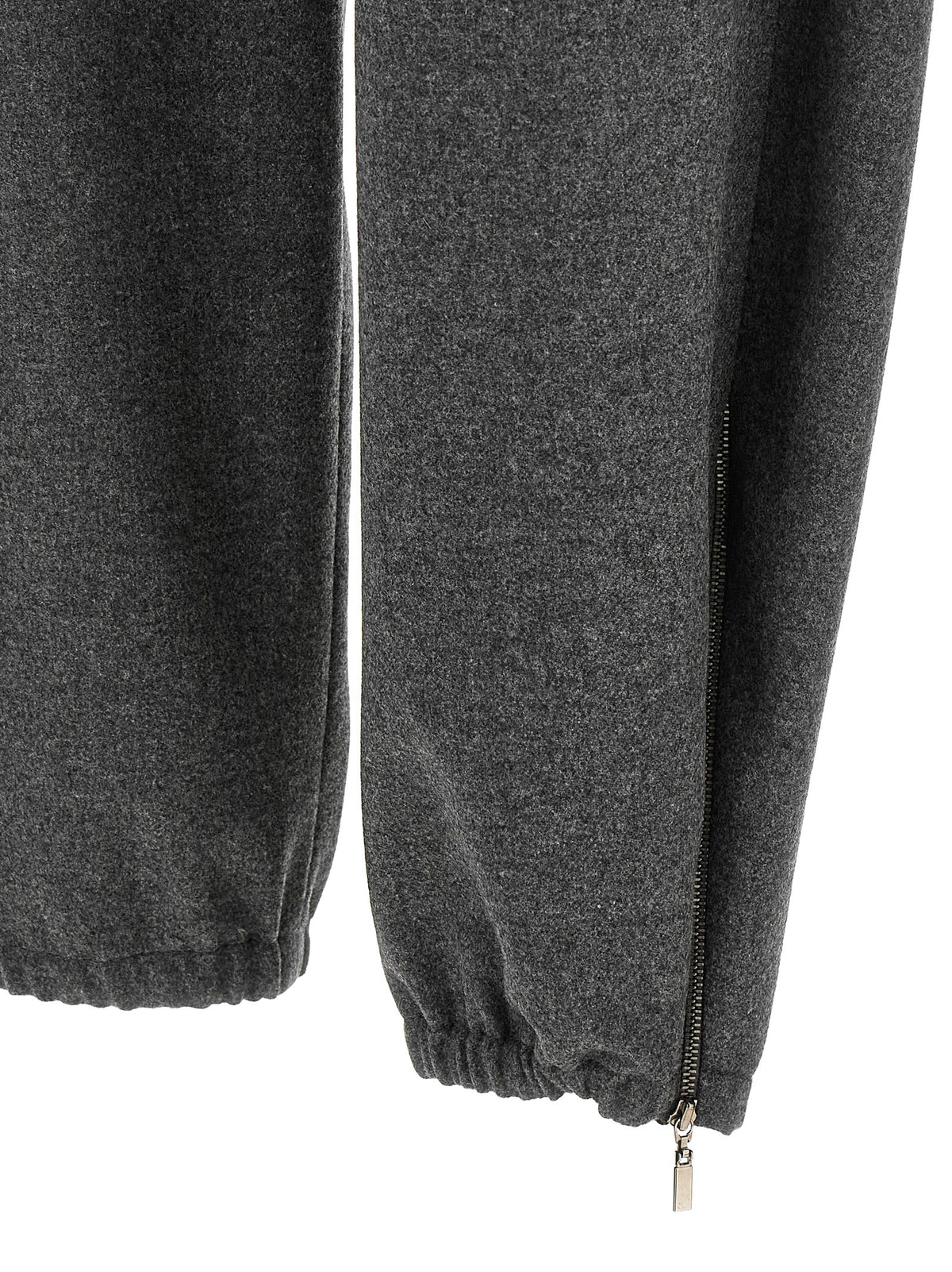 Brunello Cucinelli Gray Virgin Wool Cargo Pants - Timeless Elegance