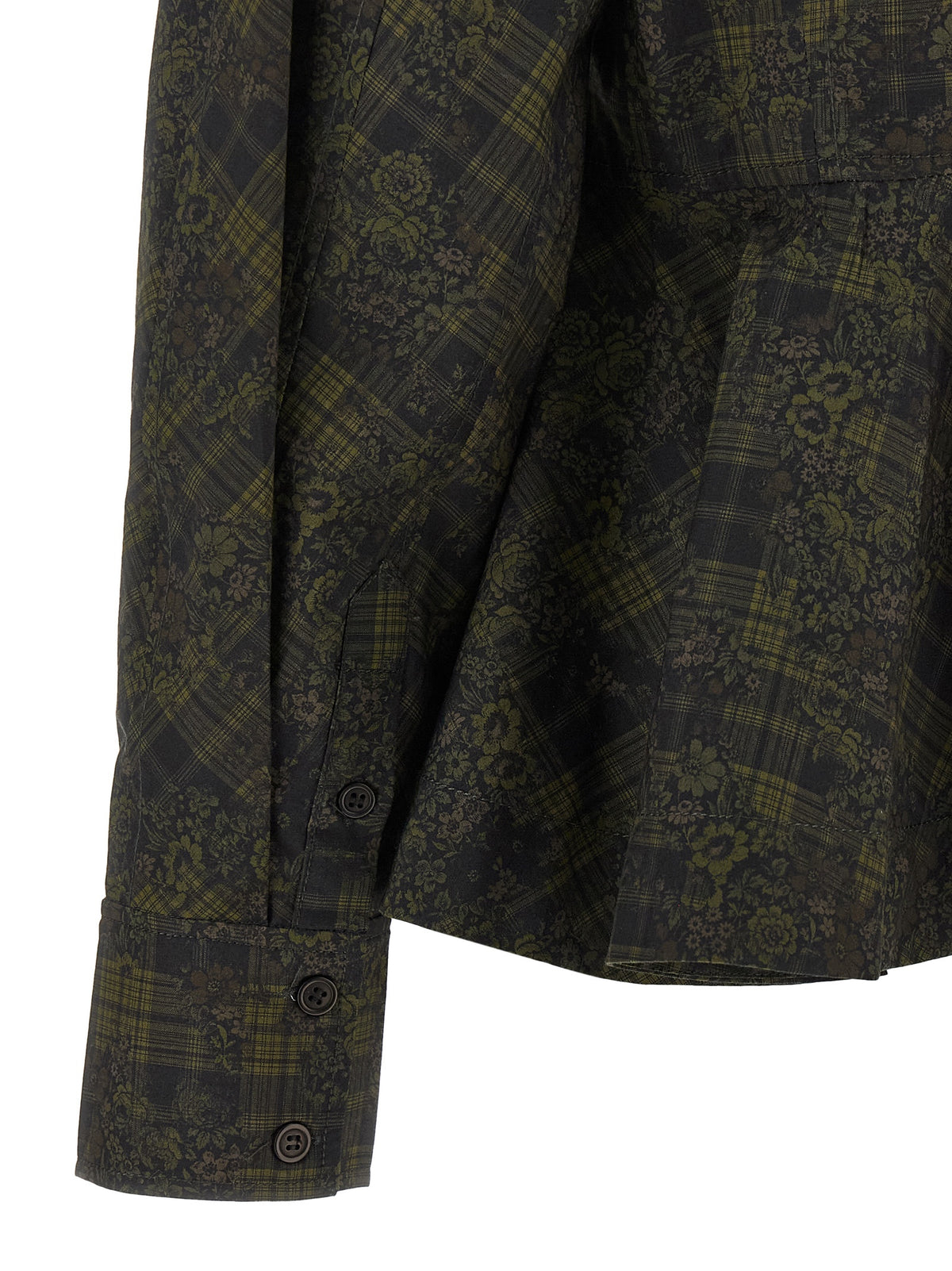 Ganni Bicolor Organic Cotton Blouse - Elevate Your Wardrobe