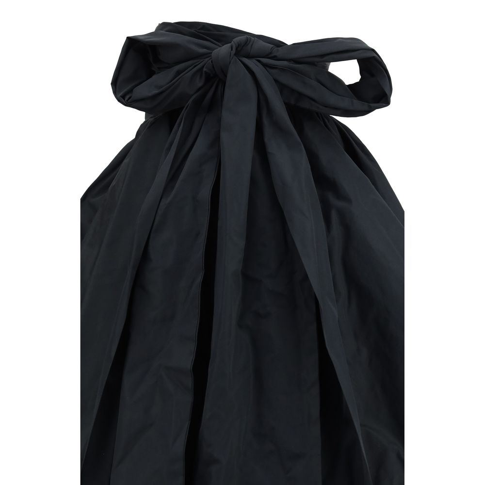 Blumarine Black Midi Skirt – Exquisite Haute Couture Elegance