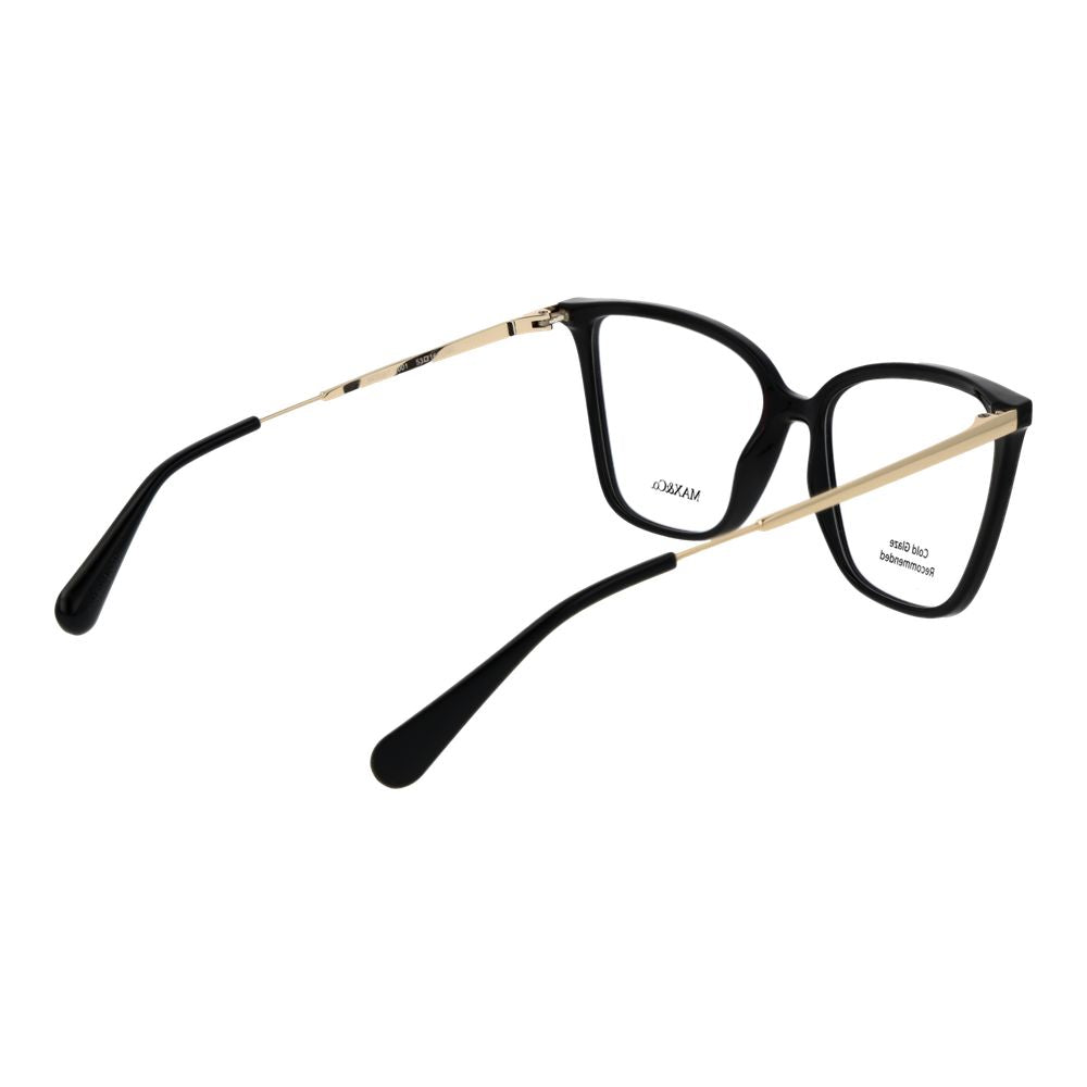 Discover the Max & Co Black Acetate Glasses, where exquisite craftsmanship meets timeless elegance, perfect for those who embody sophistication and allure.