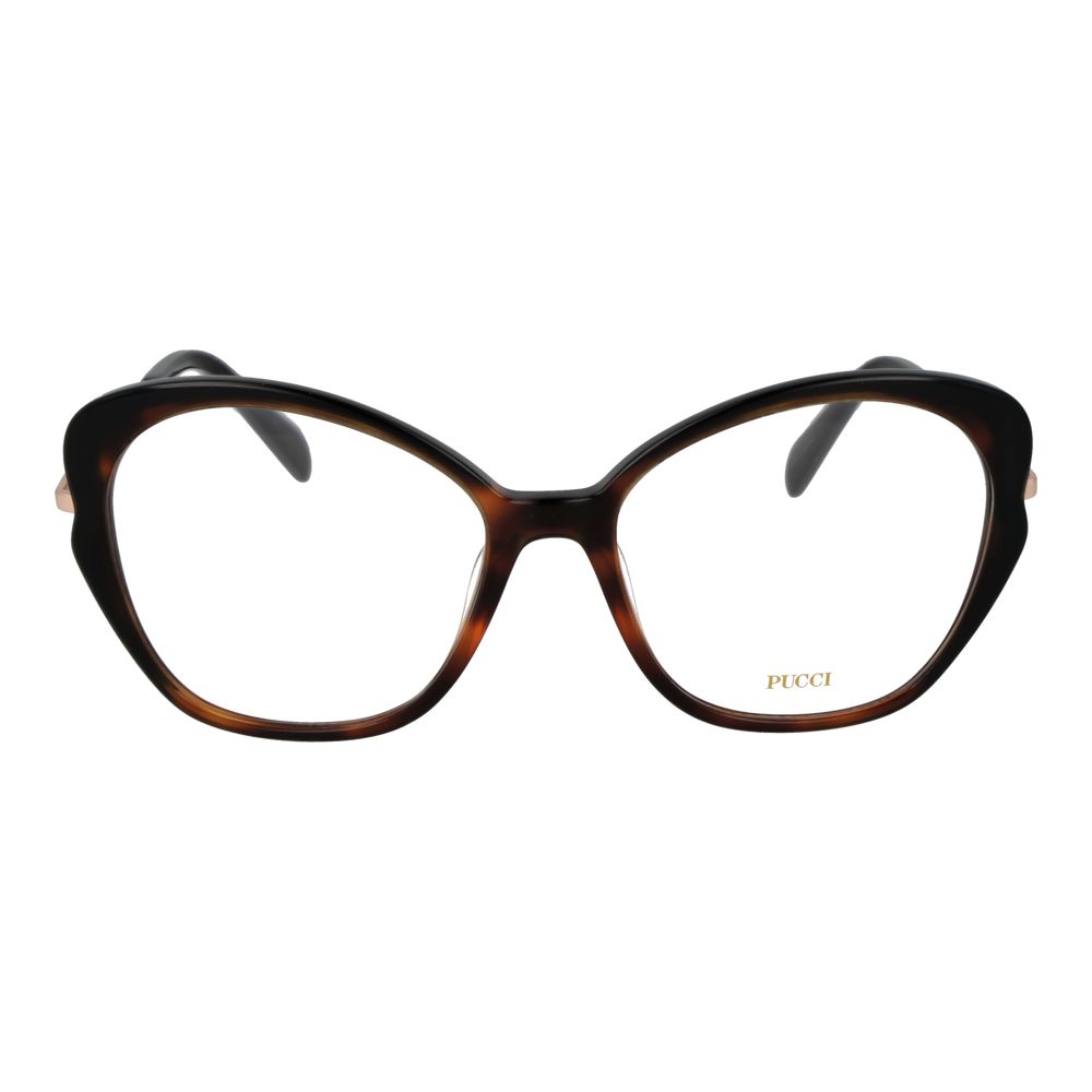 Discover the Emilio Pucci Brown Metal Glasses, where exquisite craftsmanship meets timeless elegance, perfect for those who embody sophistication and luxury.