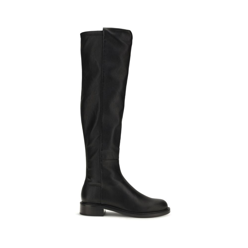 Elevate your style with the Gisele 5050 Knee-High Boots by Stuart Weitzman, crafted from luxurious Napa leather for timeless elegance and unparalleled sophistication.