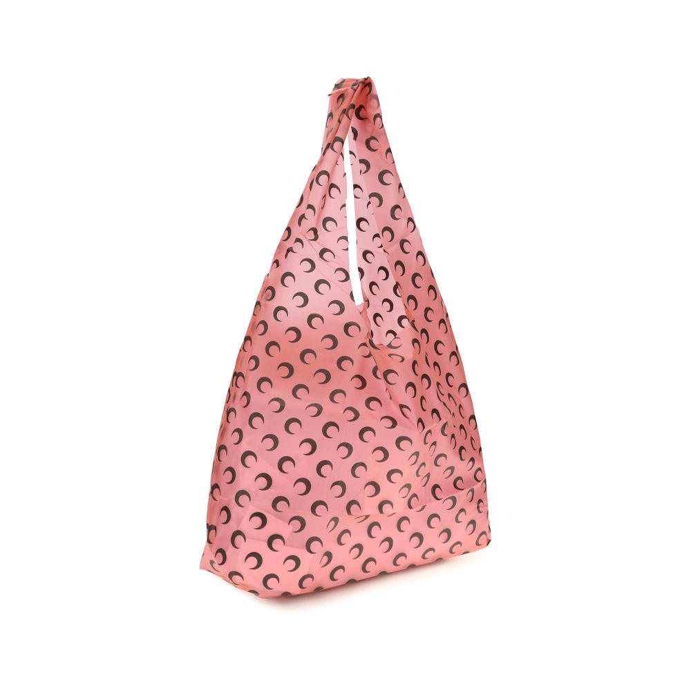 Indulge in the exquisite allure of the Marine Serre Multicolor Polyurethane Shoulder Bag, a masterpiece of contemporary design that embodies luxury and sophistication.