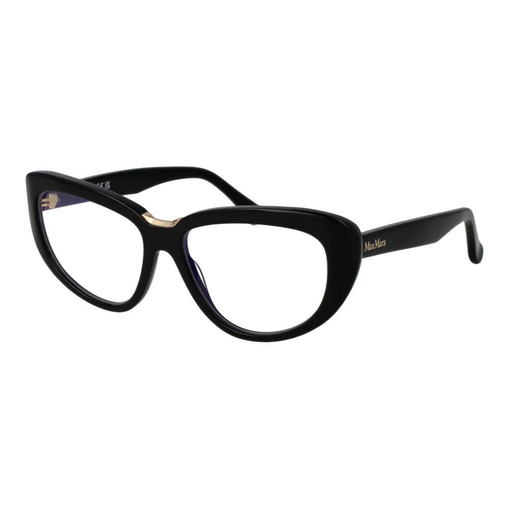 Discover the Max Mara Black Plastic Glasses, a symbol of elegance and sophistication, designed for those who embrace timeless luxury and refined style.