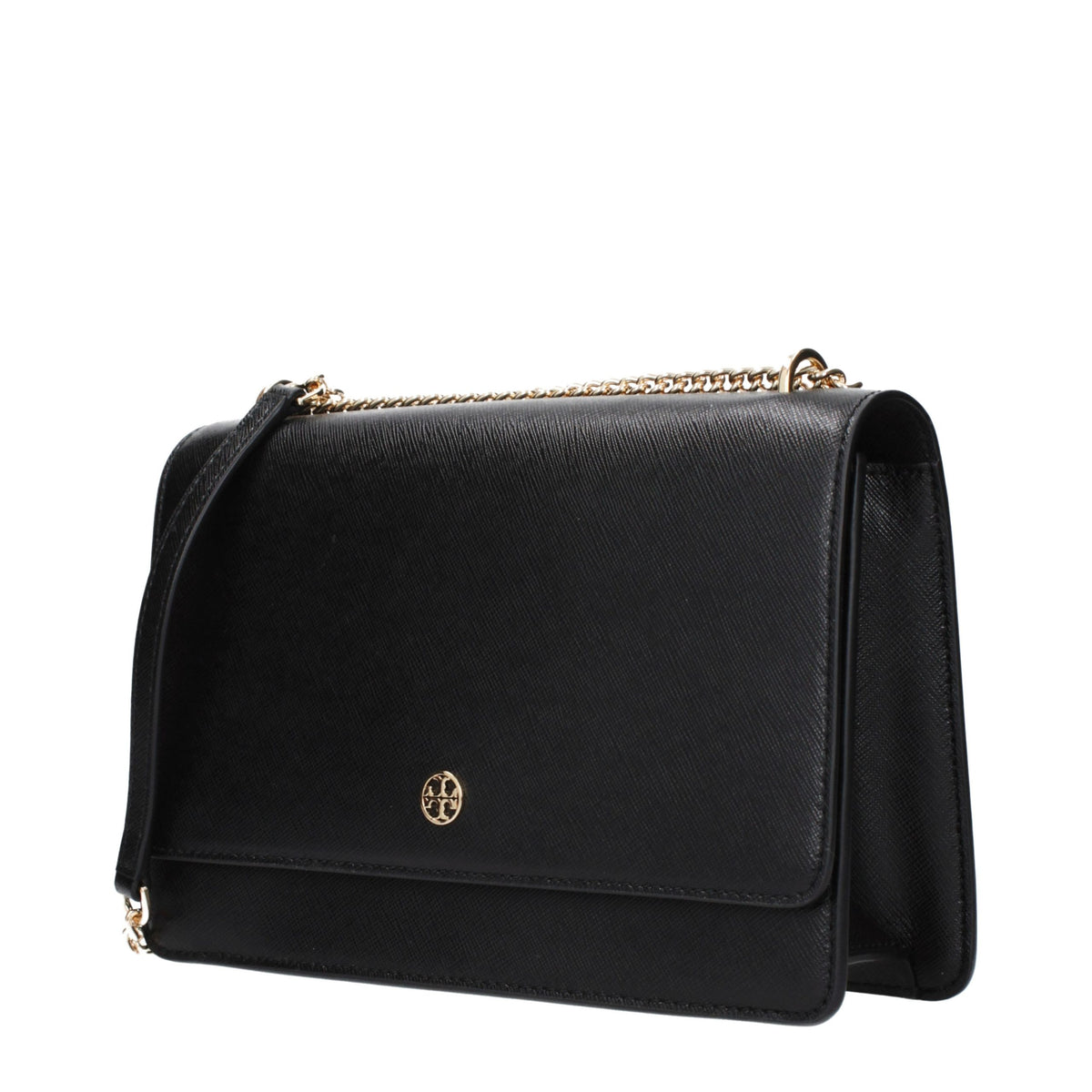 Discover the Tory Burch Black Leather Crossbody Bag, a symbol of refined elegance and artistry, perfect for those who embrace luxury and sophistication.