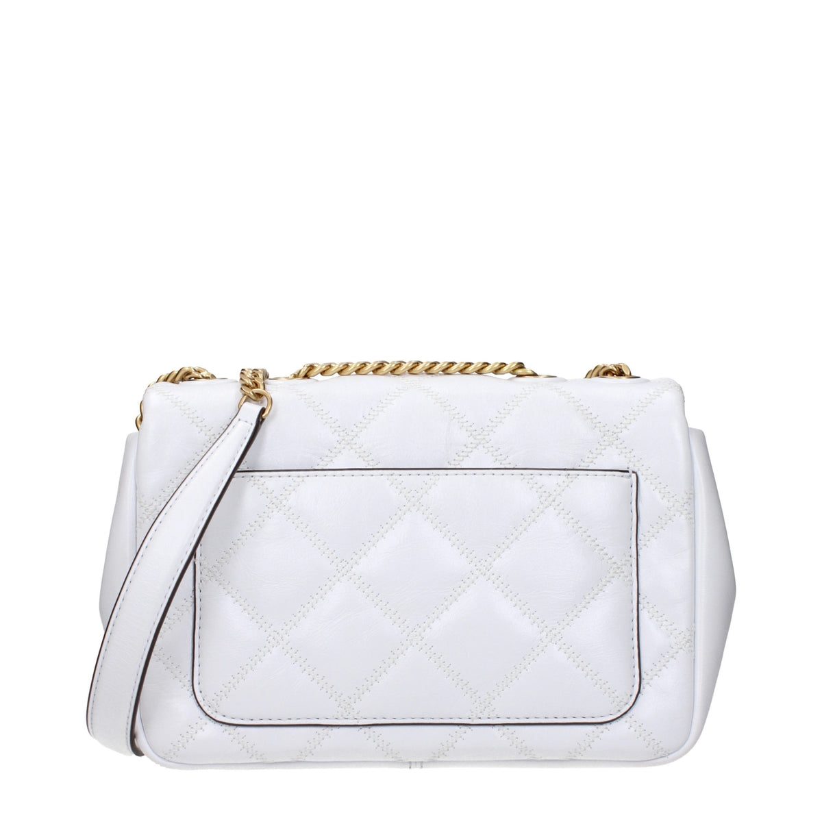 Elevate your style with the Tory Burch White Leather Shoulder Bag, a masterpiece of vintage elegance and exquisite craftsmanship, perfect for the discerning connoisseur.