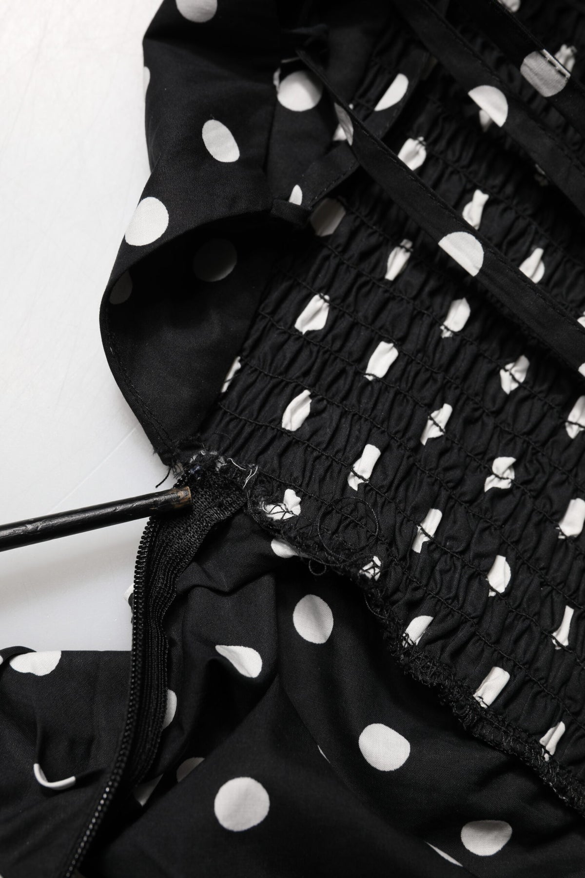 Indulge in the elegance of the Patrizia Pepe Black White Polka Dot Mini Dress, a timeless piece crafted from 100% cotton, perfect for sophisticated day-to-night allure.