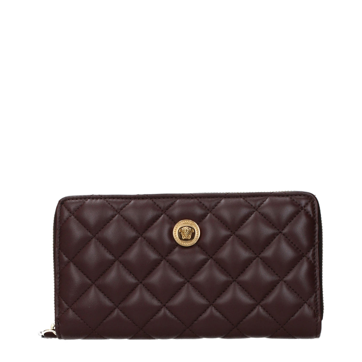 Indulge in the exquisite Versace Brown Leather Wallet, a symbol of luxury and craftsmanship, perfect for those who appreciate timeless elegance and sophistication.