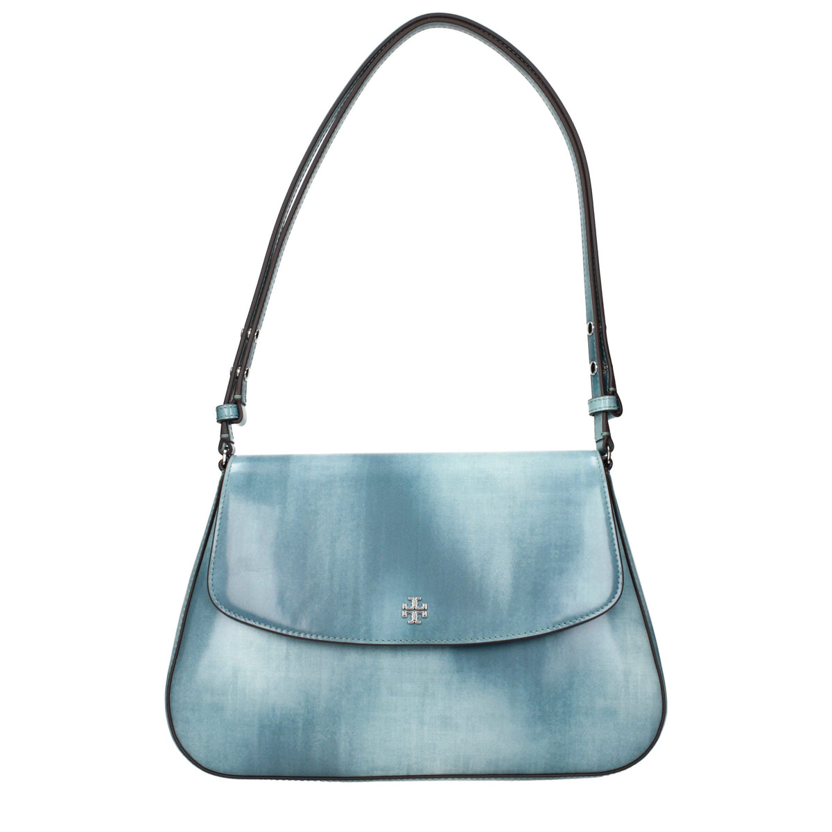 Discover the Tory Burch Blue Leather Shoulder Bag, a symbol of sophistication and elegance, crafted for those who appreciate timeless luxury and exquisite design.