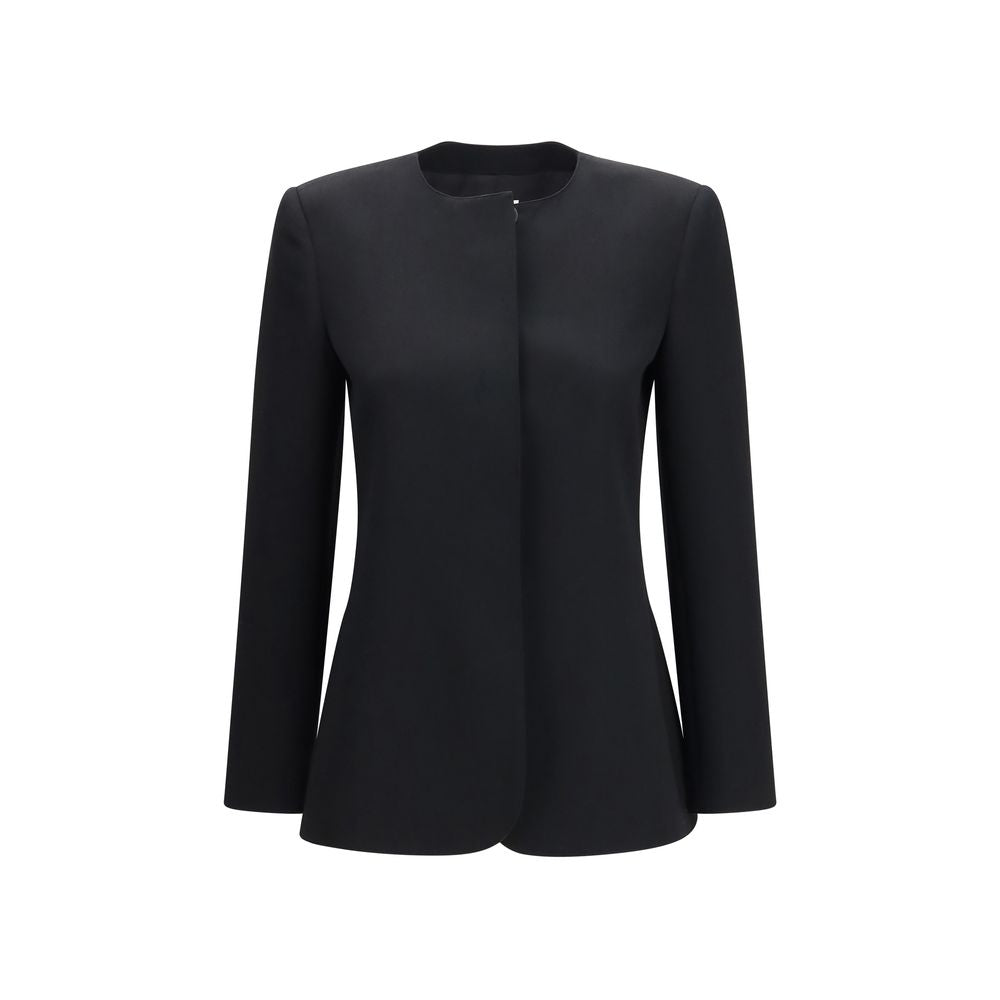 The Row Black Wool Oves Aries Jacket - Timeless Luxury Elegance