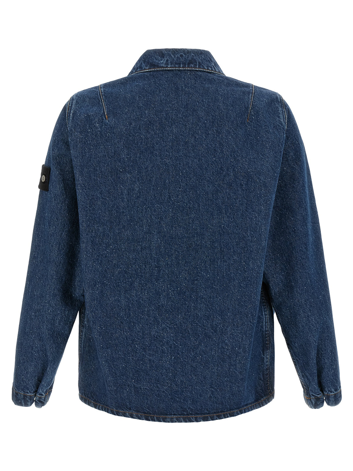 Elevate your wardrobe with the Stone Island Blue Cotton Blouse, a masterful blend of utilitarian elegance and contemporary design, crafted from premium 100% cotton.