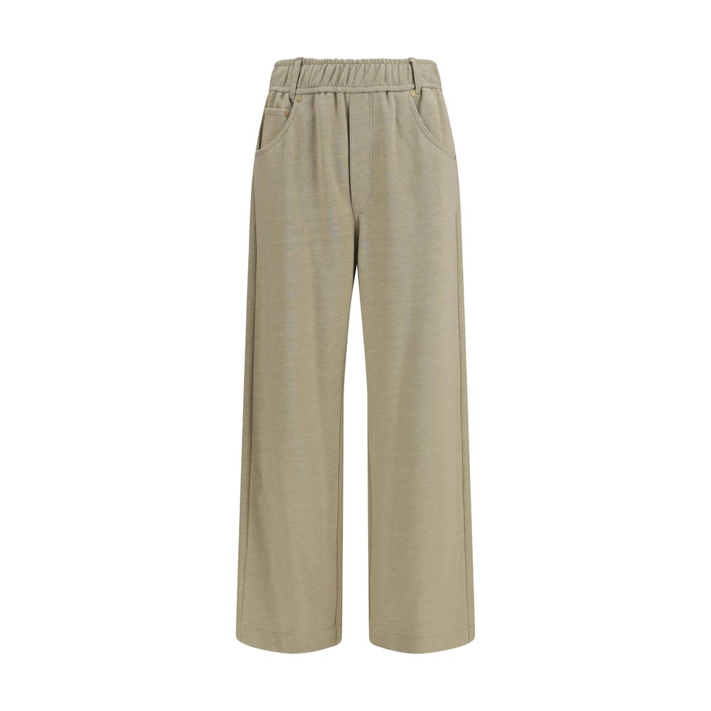Brunello Cucinelli Beige Cotton Casual Pants - Luxury Redefined