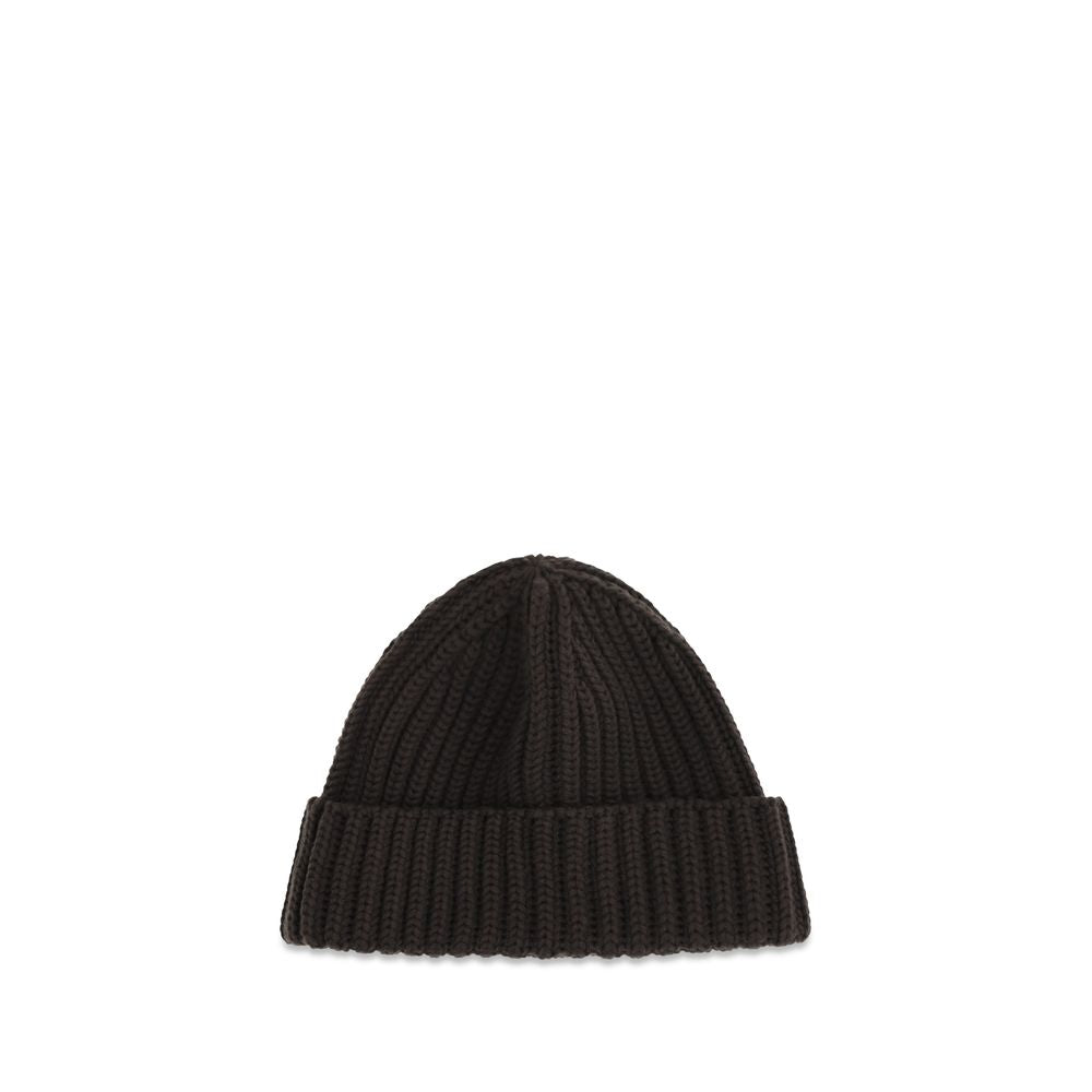 Prada Brown Wool Oves Aries Beanie