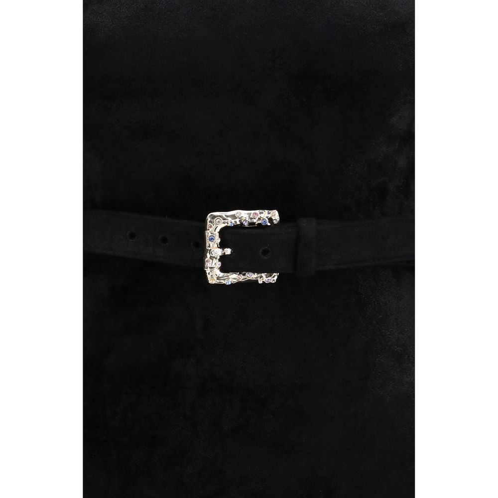 Self-Portrait Black Viscose Cocktail Dress - Luxury Statement Piece