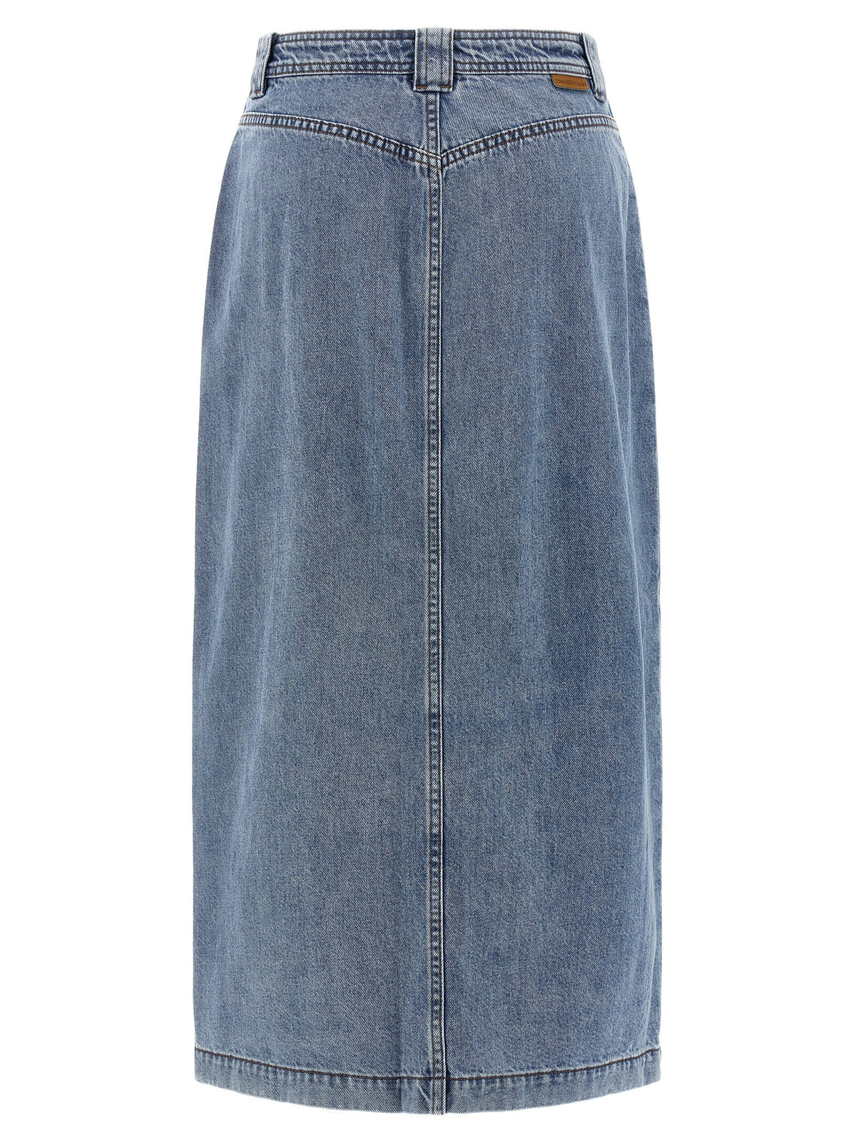 Zimmermann Blue Cotton Midi Skirt - Elevate Your Elegance