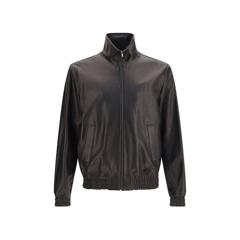 Valentino Garavani Black Lamb Ovis Aries Leather Jacket - Timeless Luxury