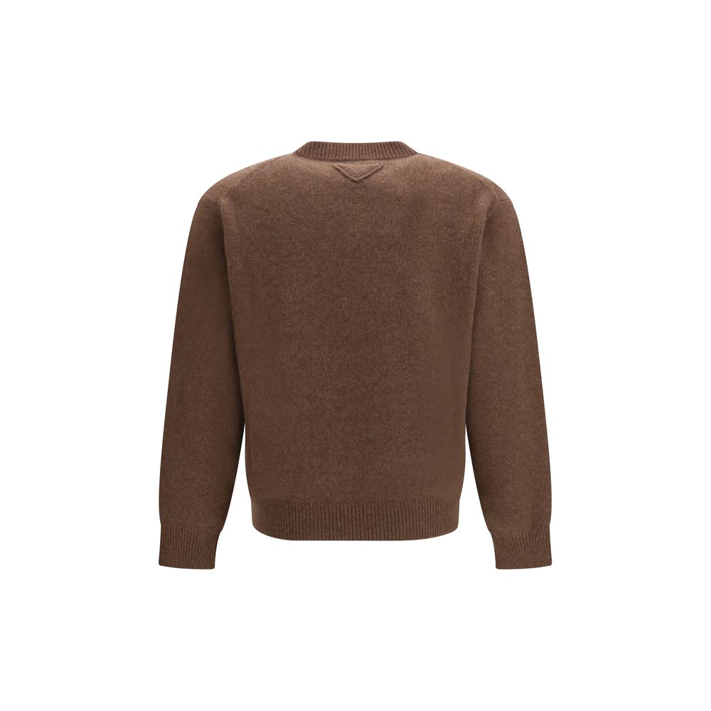 Prada Brown Cashmere Sweater - Timeless Luxury Essential