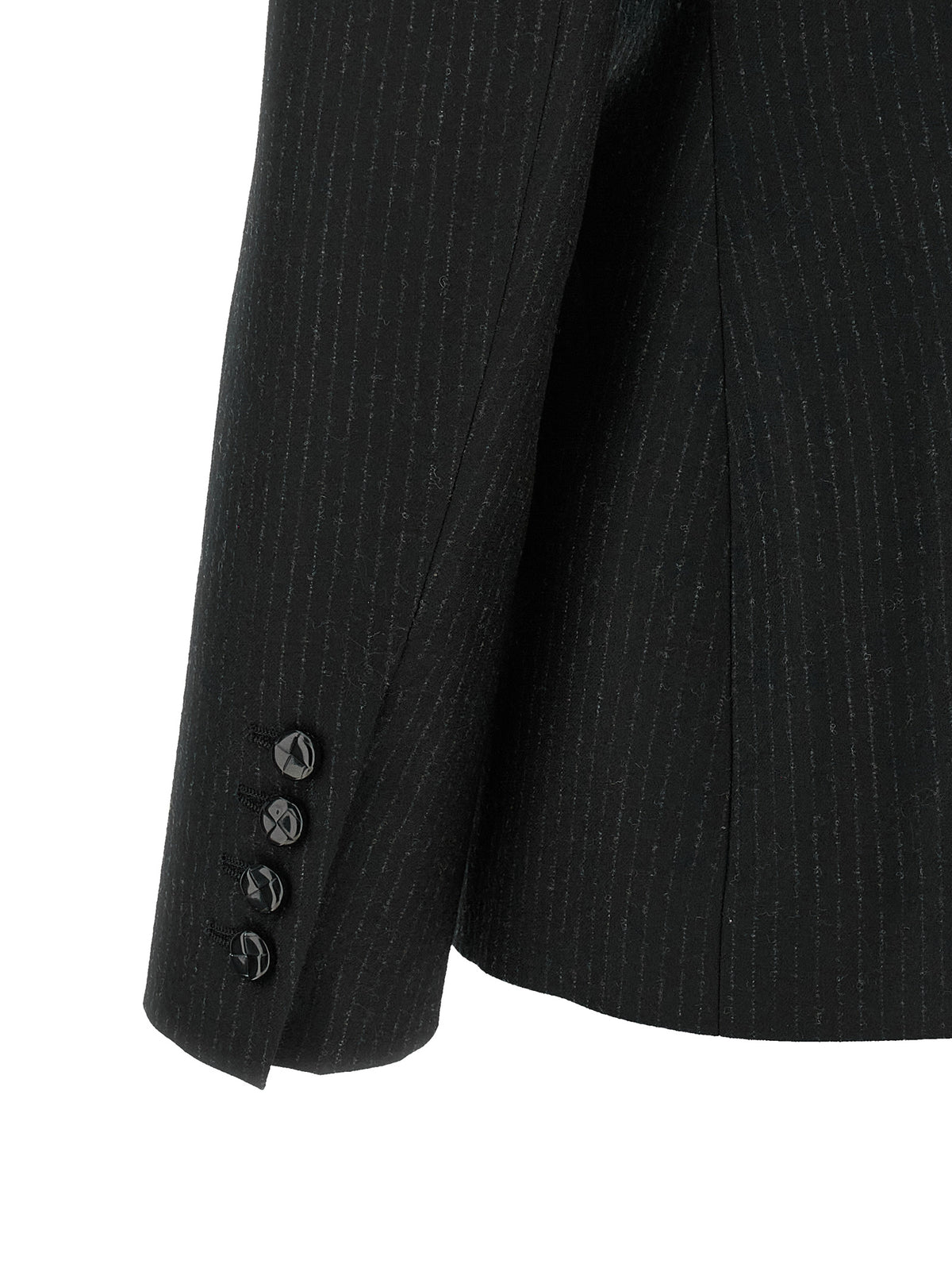 Elevate your wardrobe with the Blazé Milano Black Virgin Wool Blazer, a timeless piece crafted in Italy from luxurious virgin wool, embodying sophistication and elegance.