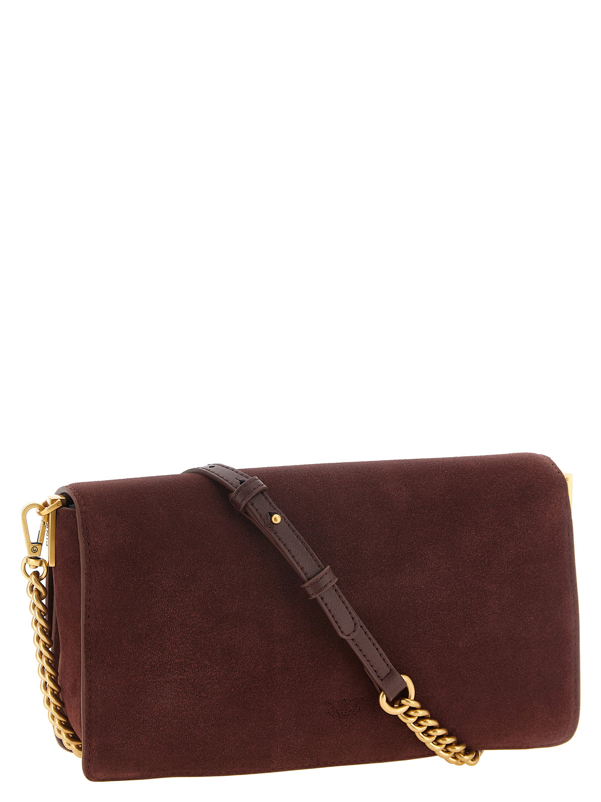 Elevate your style with the PINKO Bordeaux Calfskin Shoulder Bag, a luxurious blend of exquisite craftsmanship and timeless elegance, perfect for the discerning individual.