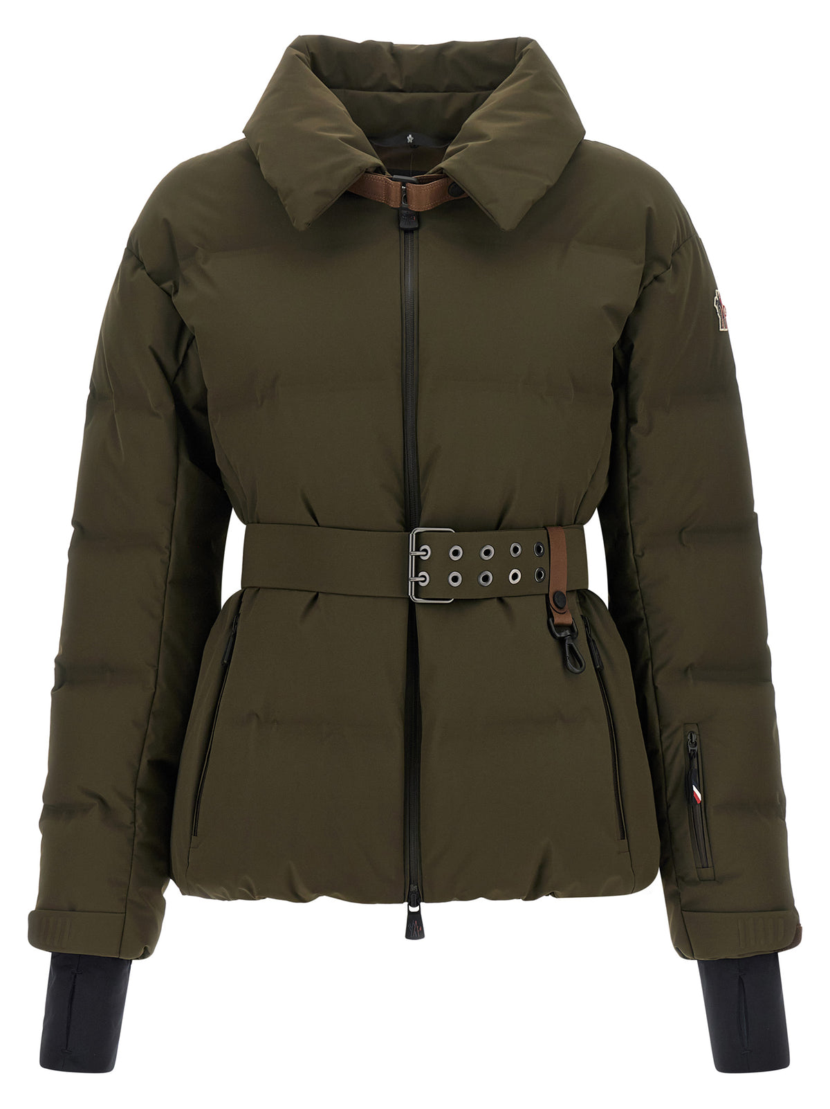 Elevate your winter wardrobe with the Moncler Grenoble Bicolor Full-Length Jacket, a fusion of exquisite craftsmanship and luxurious design, perfect for sophisticated outings.
