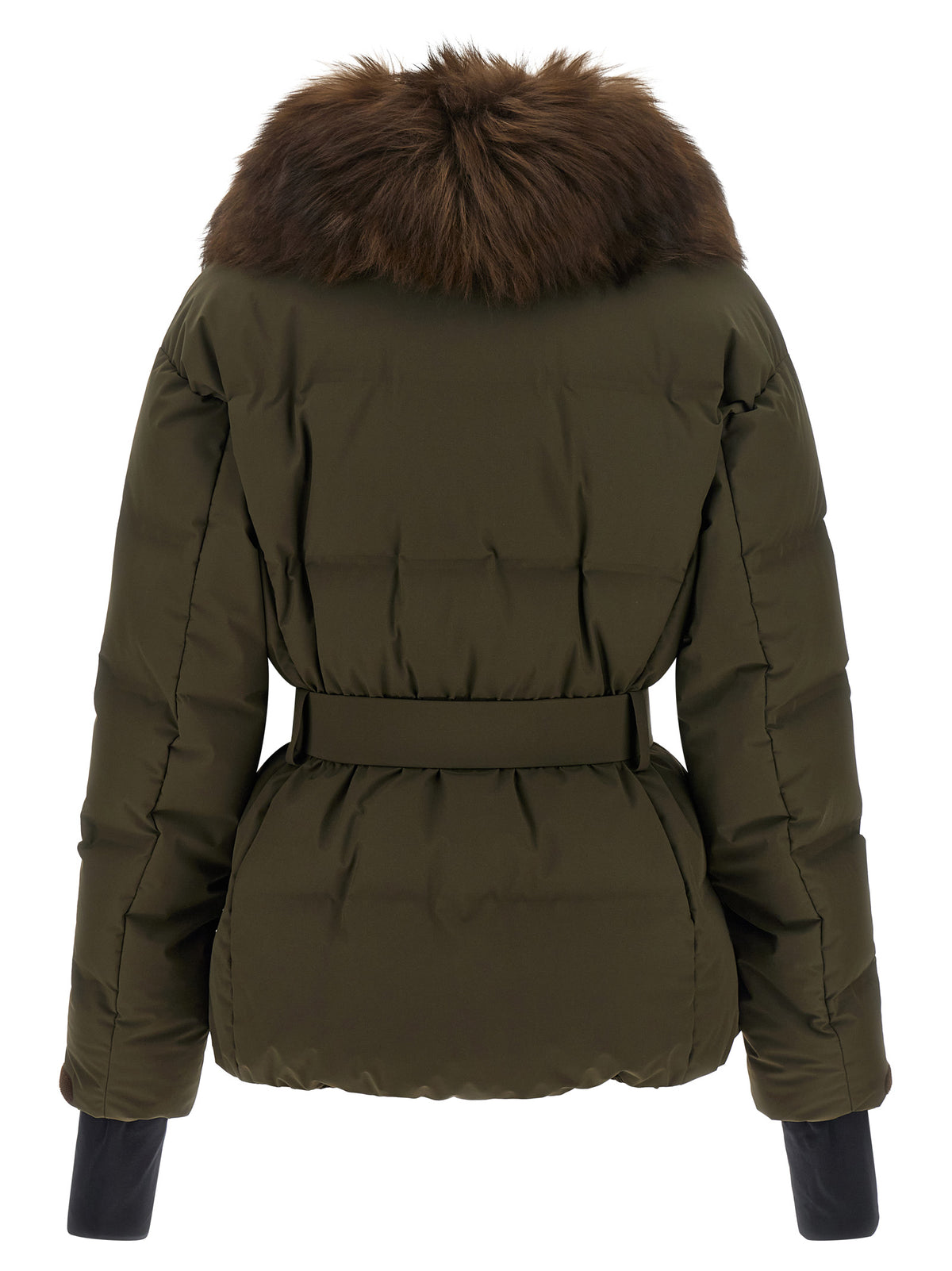 Elevate your winter wardrobe with the Moncler Grenoble Bicolor Full-Length Jacket, a luxurious blend of style and warmth, perfect for sophisticated adventures.
