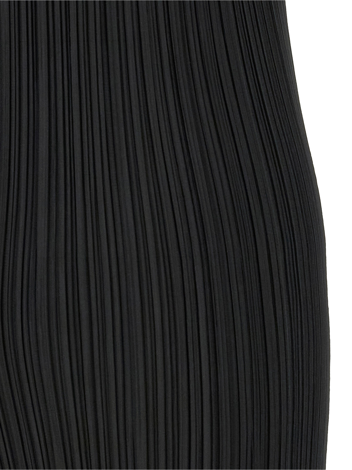 Pleats Please Issey Miyake Black Midi Dress - Timeless Luxury