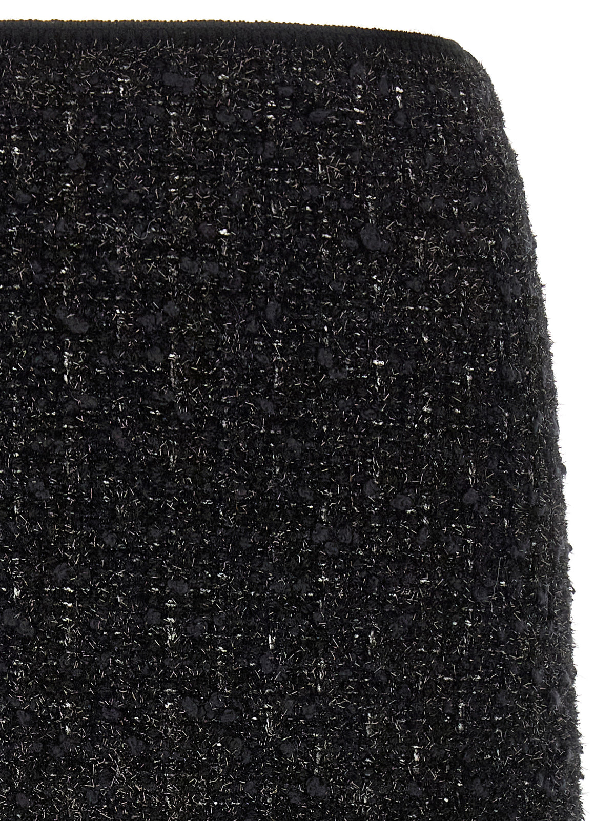 Tory Burch Black Viscose Midi Skirt - Timeless Luxury Elegance