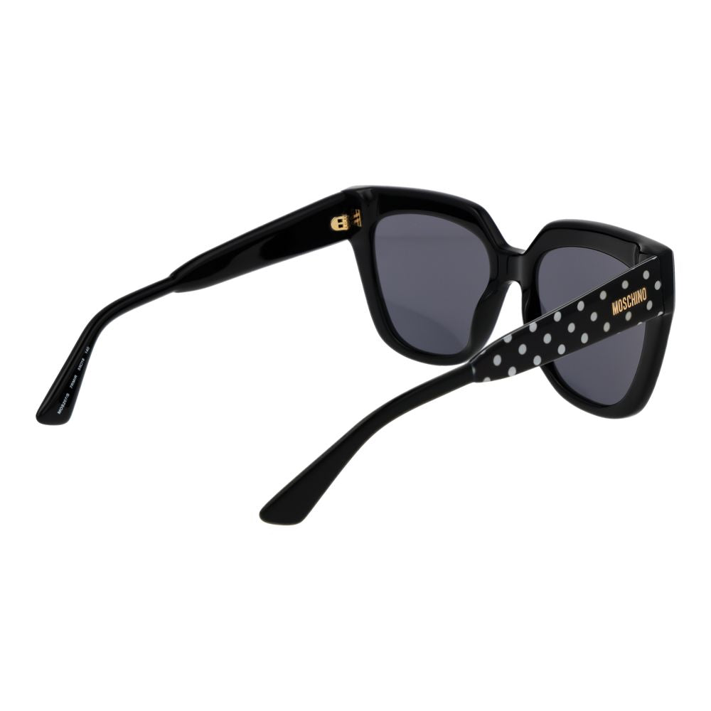Moschino Black Acetate Sunglasses - Timeless Luxury Accessory