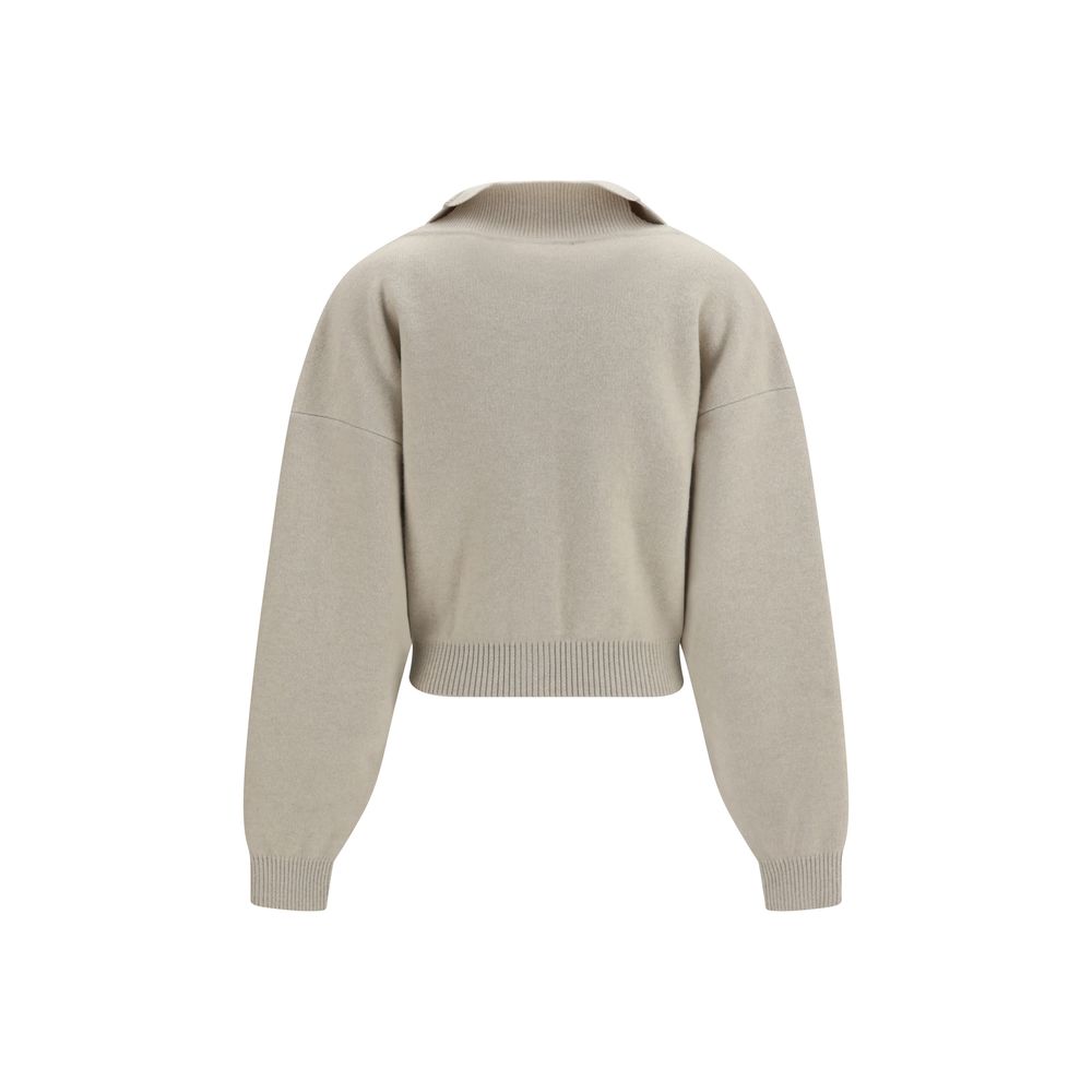Jacquemus Beige Wool Cashmere Cardigan - Timeless Luxury Elegance