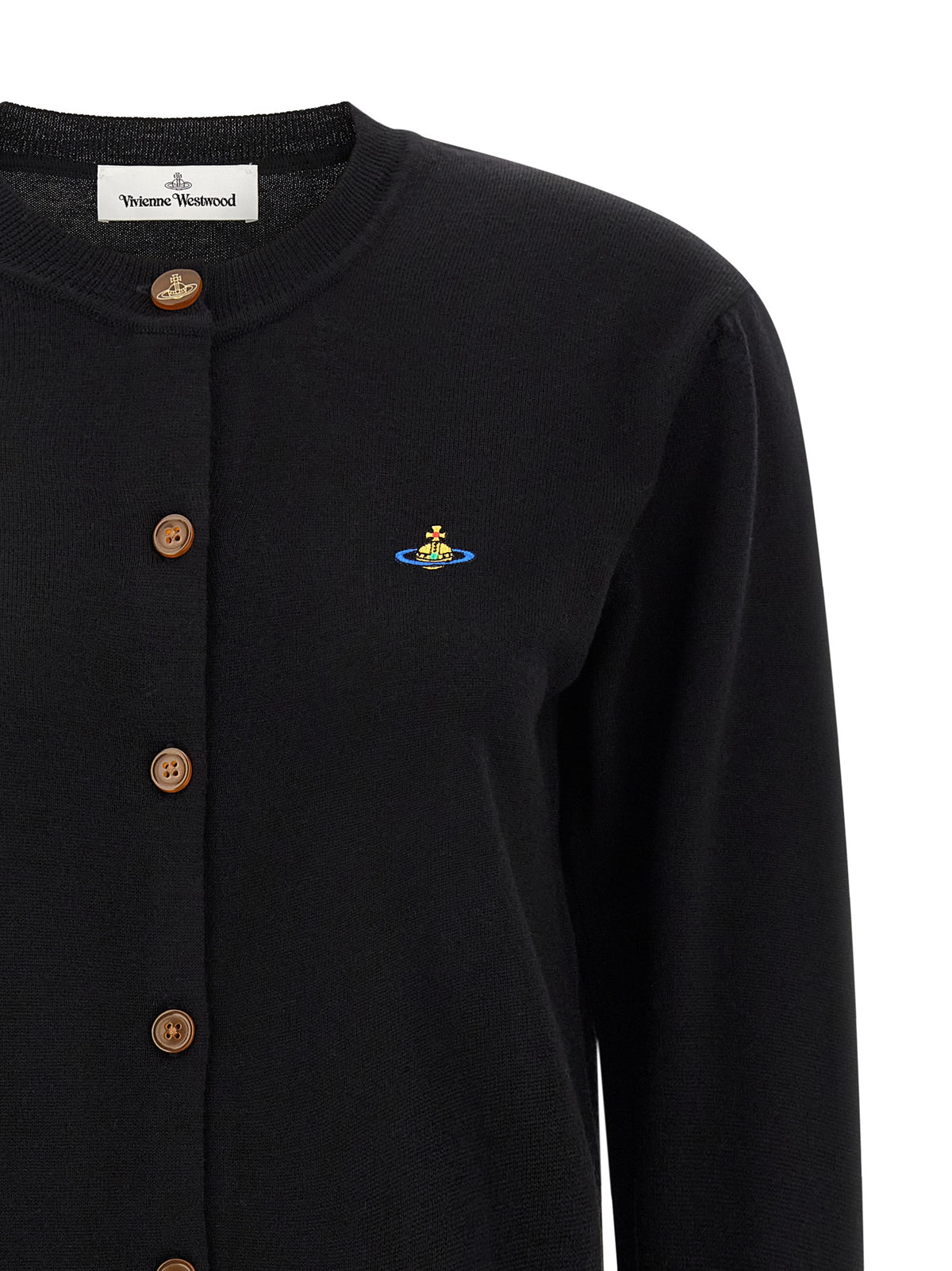 Vivienne Westwood Black Wool Cardigan