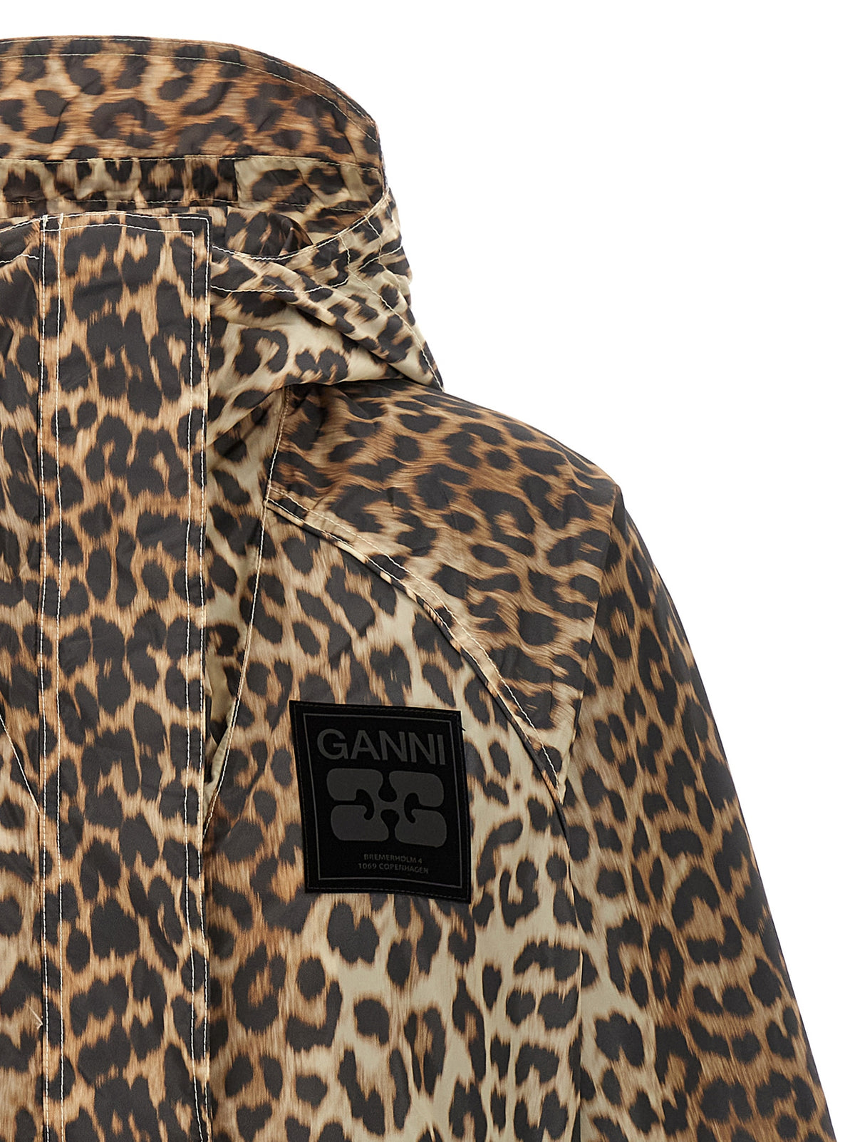 Ganni Multicolor Nylon Shell Jacket