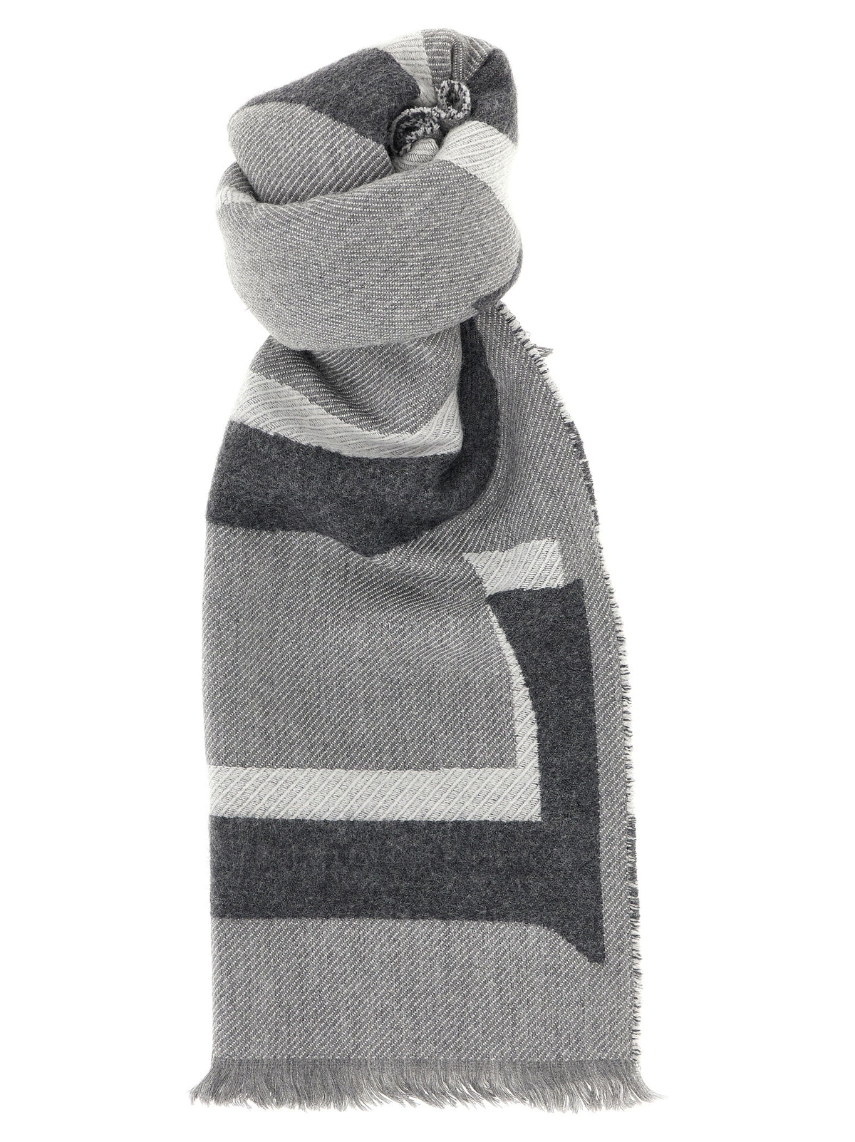Elevate your style with the Loewe Multicolor Wool Scarf, a luxurious blend of wool and cashmere, embodying sophistication and warmth for the discerning fashion lover.