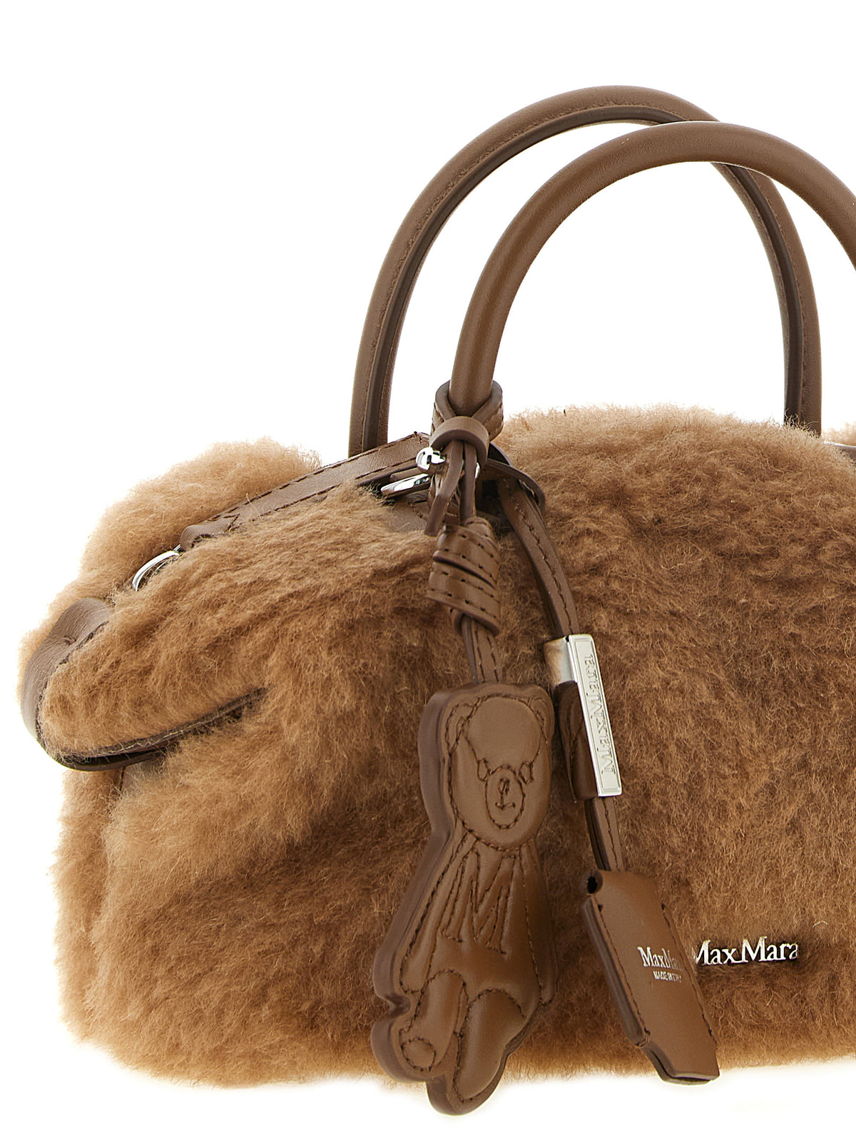 Max Mara Beige Camel Hair Handbag