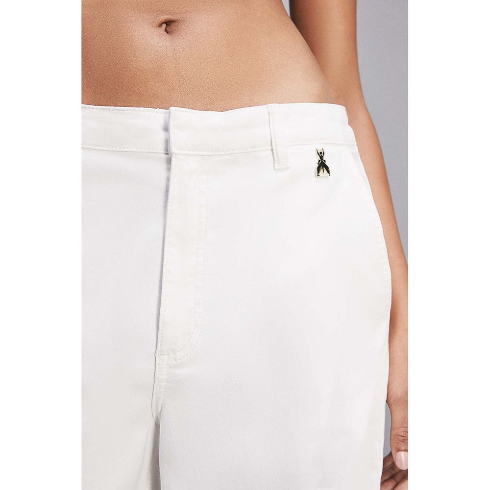 Patrizia Pepe White Cotton Casual Pants